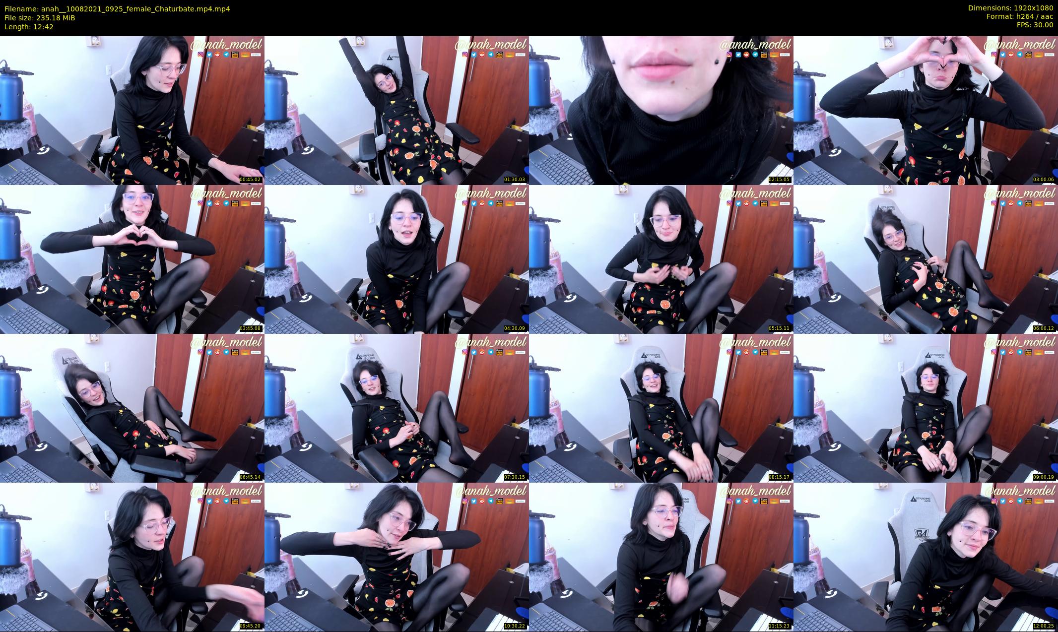 anah_ — 13 minute Chaturbate female cam show recording, 1080p, Aug 10, 2021