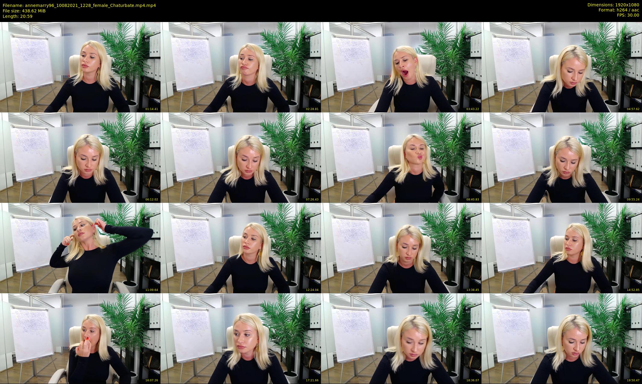 annemarry96 — 21 minute Chaturbate female cam show recording, 1080p, Aug 10, 2021
