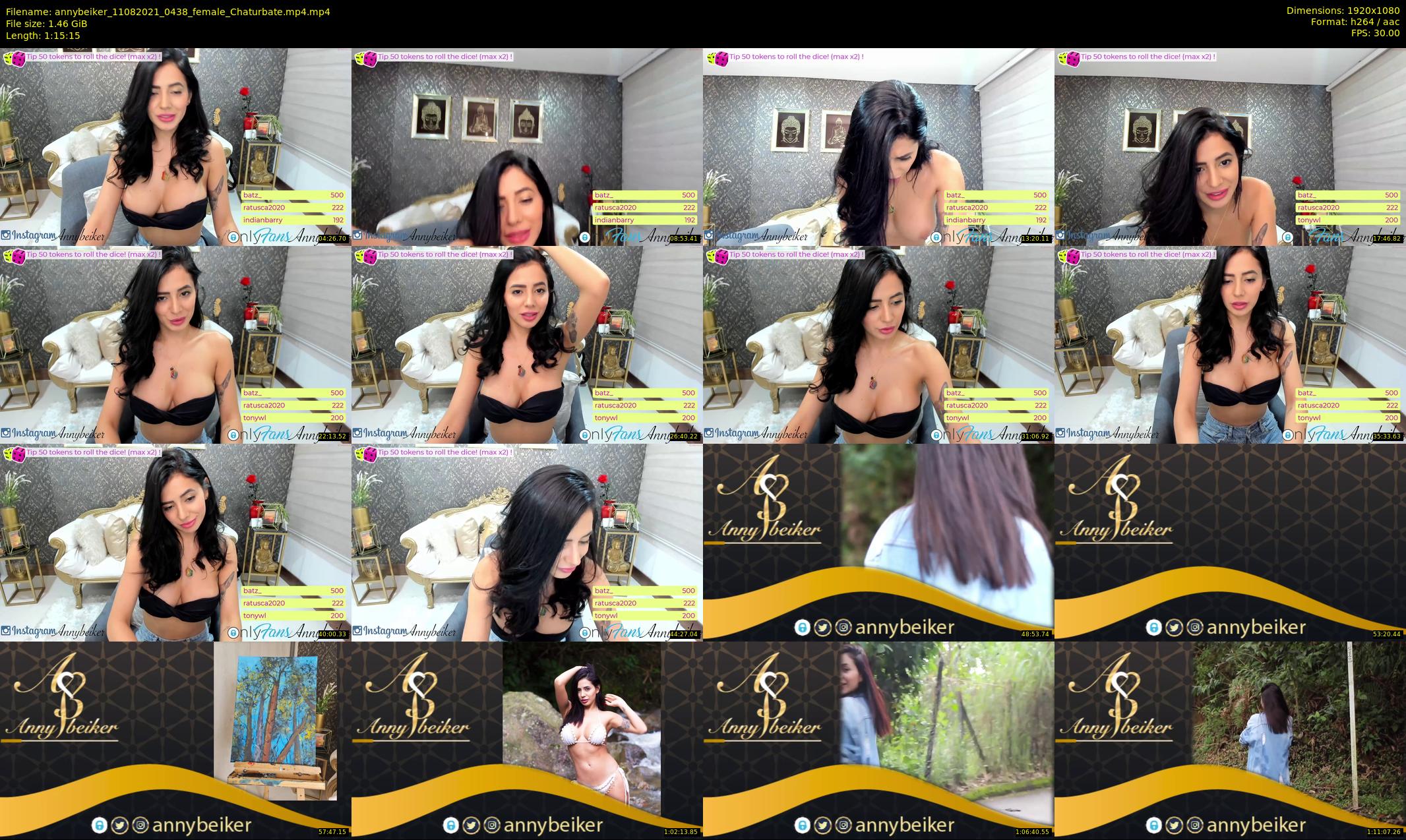 annybeiker — 76 minute Chaturbate female cam show recording, 1080p, Aug 11, 2021
