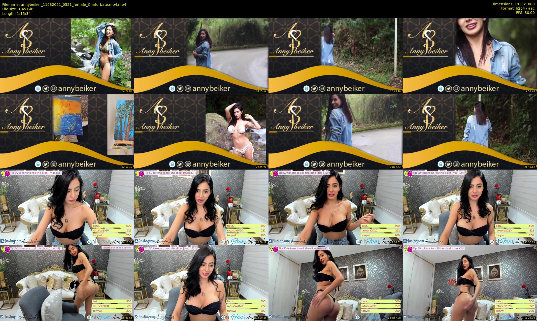 annybeiker — 76 minute Chaturbate female cam show recording, 1080p, Aug 11, 2021