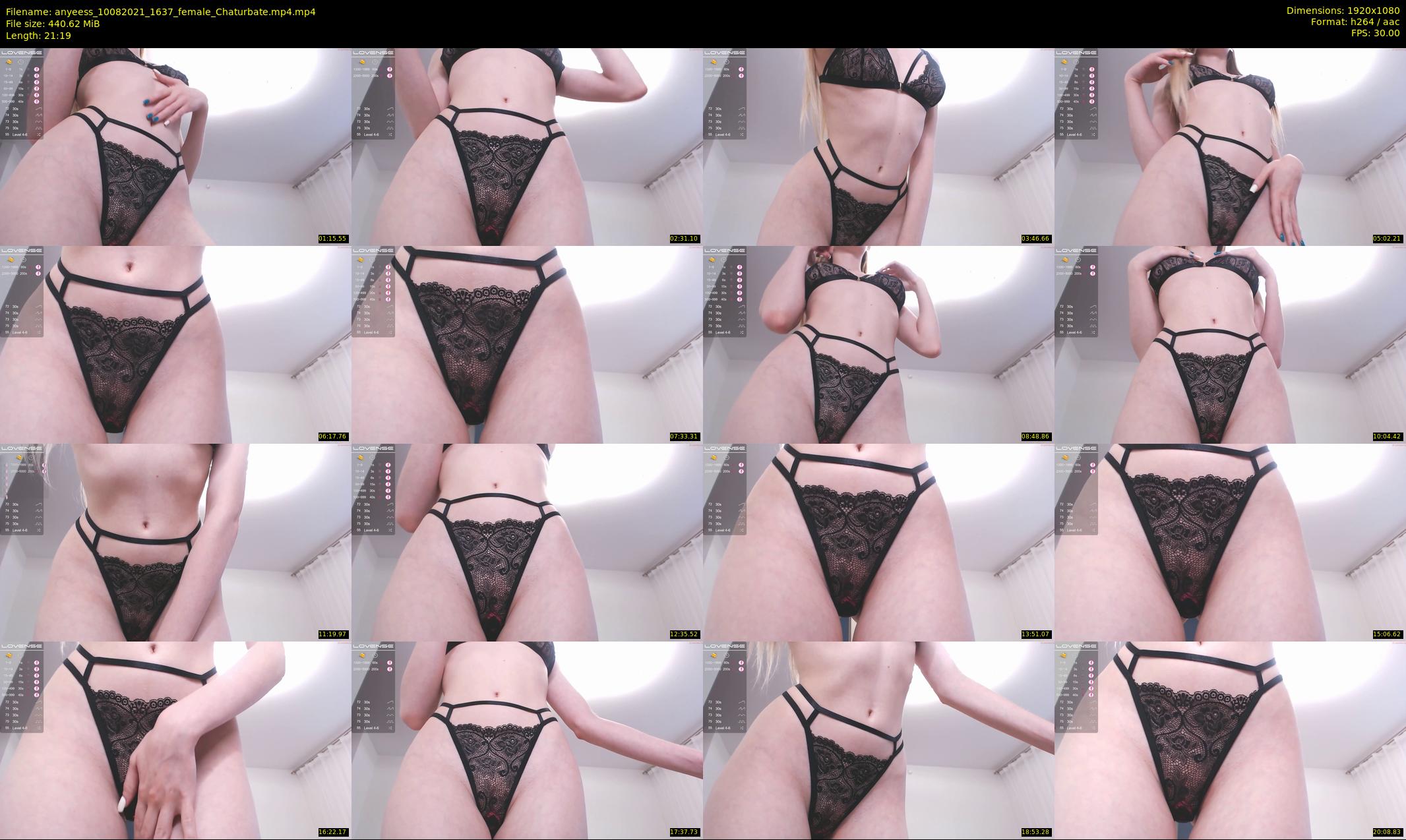 anyeess — 22 minute Chaturbate female cam show recording, 1080p, Aug 10, 2021