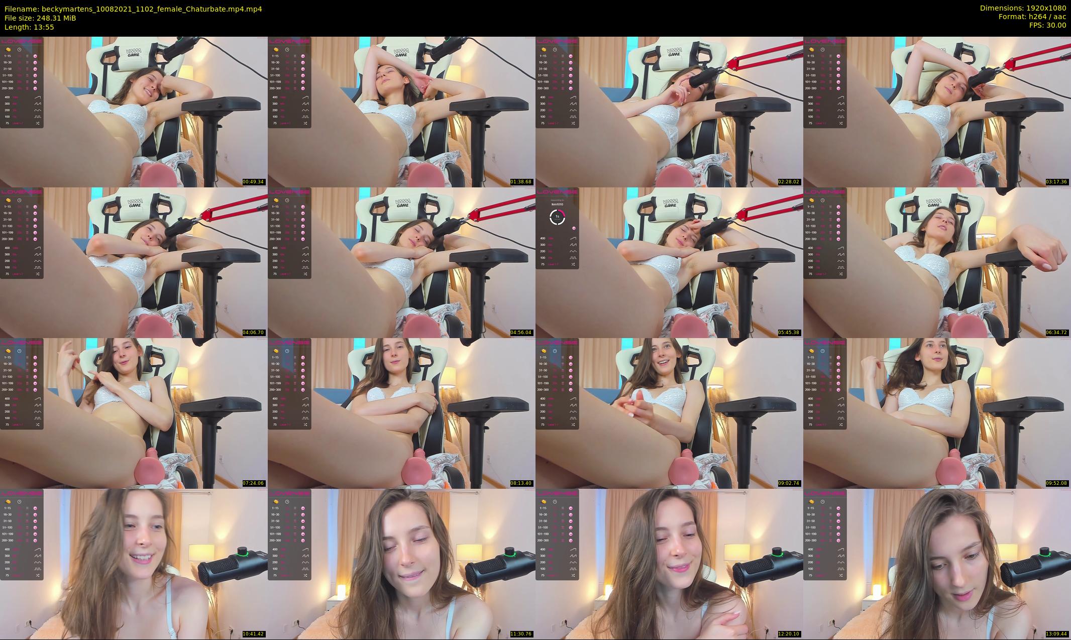 beckymartens — 14 minute Chaturbate female cam show recording, 1080p, Aug 10, 2021