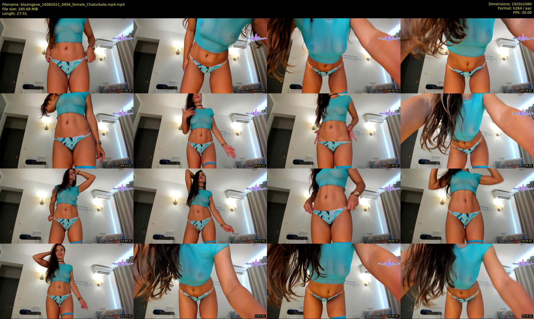 blazingeve — 28 minute Chaturbate female cam show recording, 1080p, Aug 10, 2021