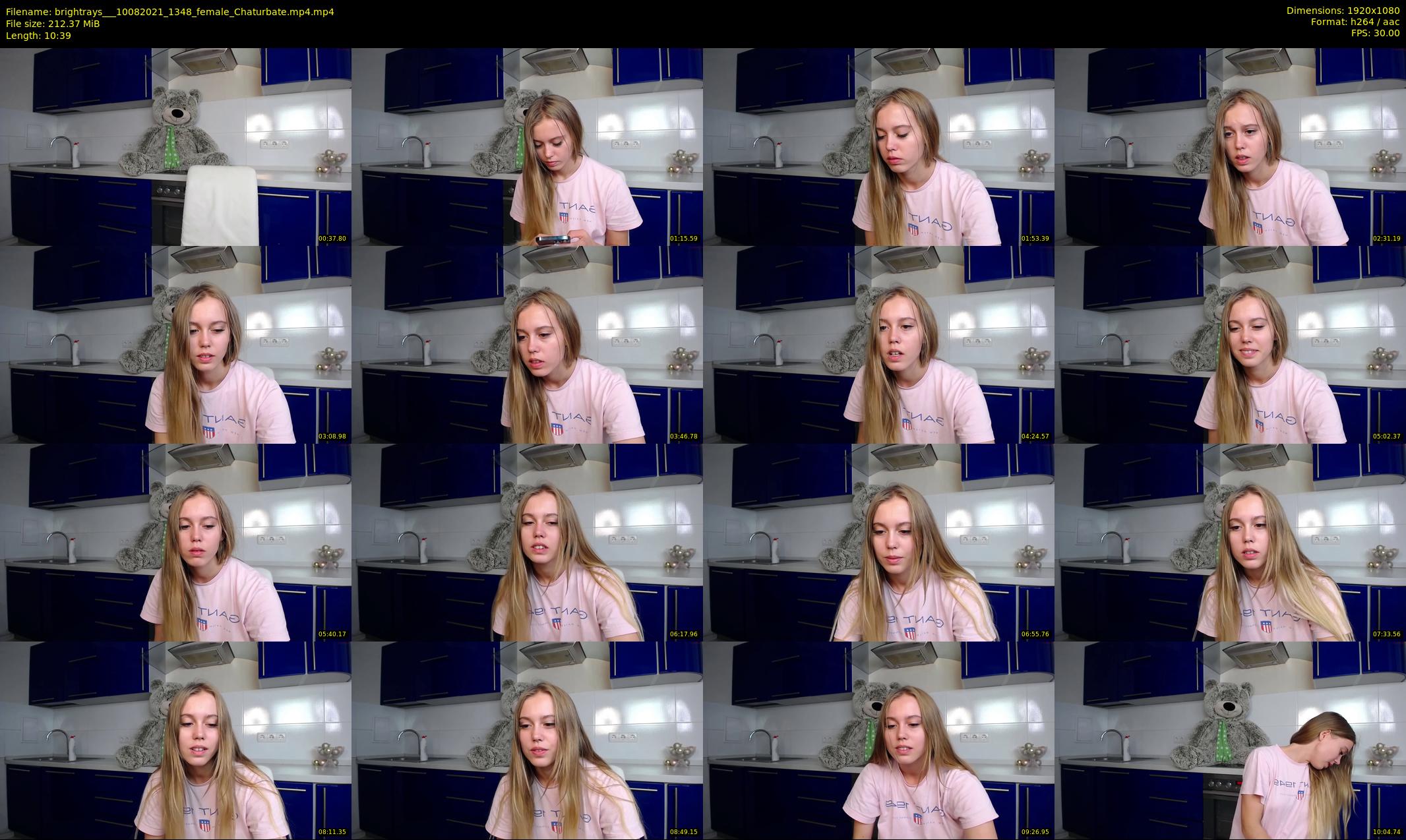 brightrays__ — 11 minute Chaturbate female cam show recording, 1080p, Aug 10, 2021