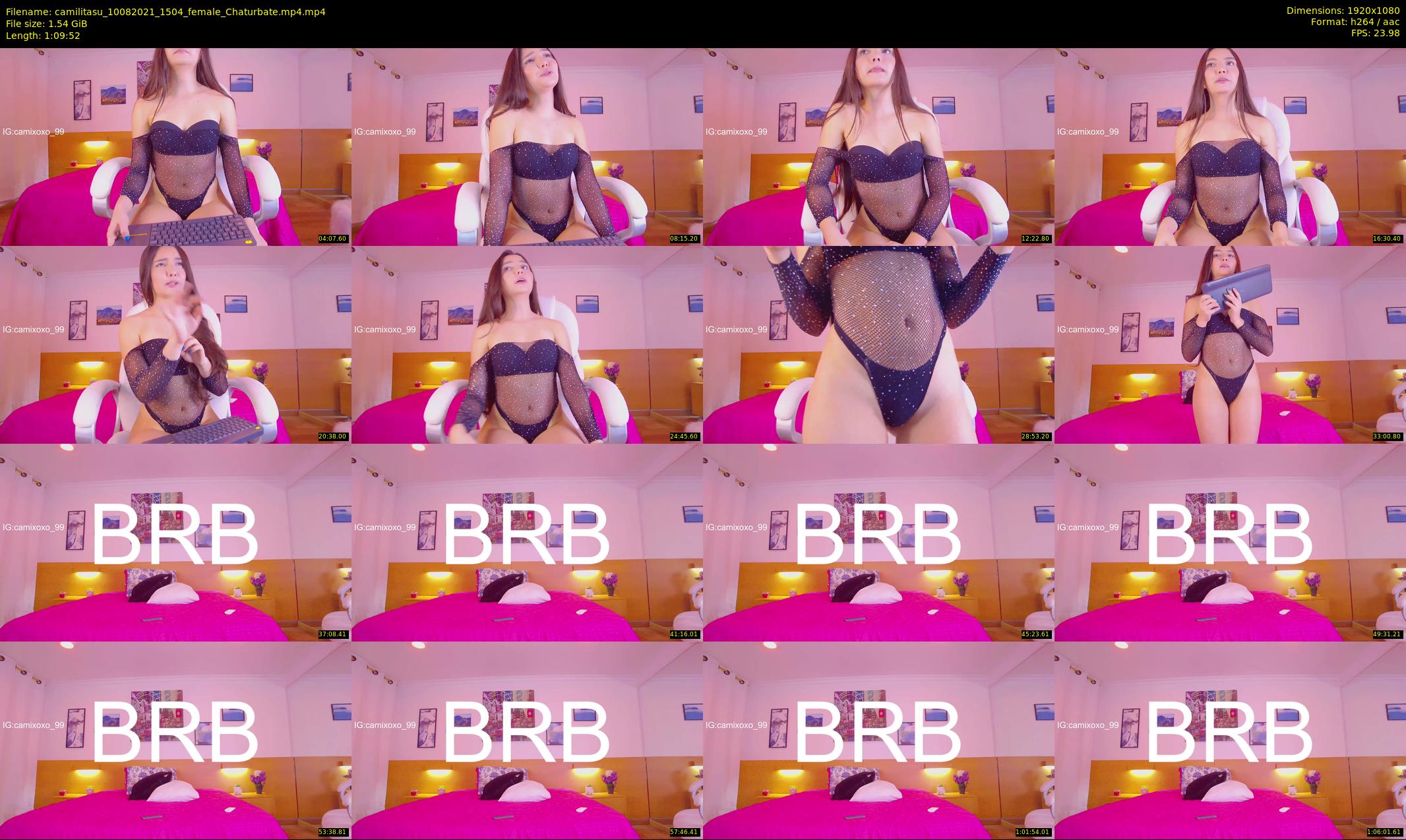 camilitasu — 70 minute Chaturbate female cam show recording, 1080p, Aug 10, 2021