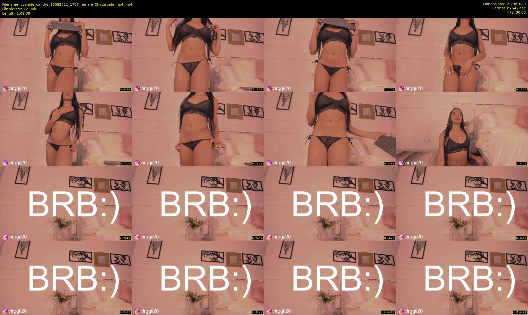 cyanide_candys — 70 minute Chaturbate female cam show recording, 1080p, Aug 10, 2021