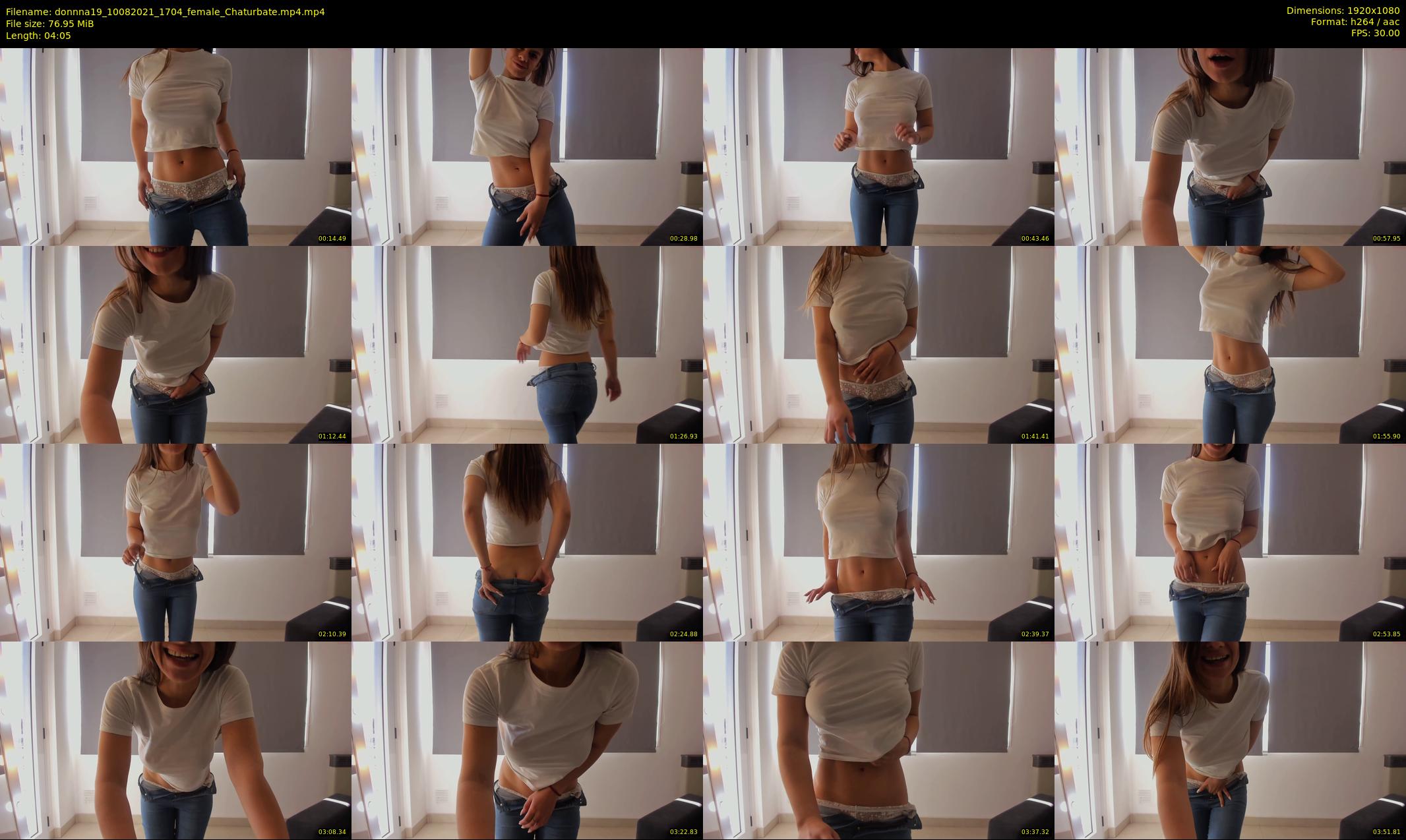 donnna19 — 5 minute Chaturbate female cam show recording, 1080p, Aug 10, 2021