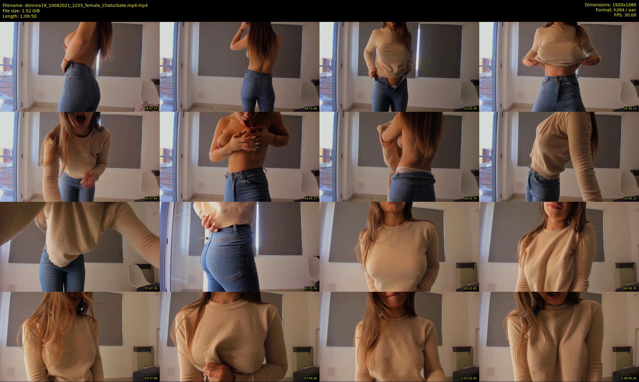 donnna19 — 70 minute Chaturbate female cam show recording, 1080p, Aug 10, 2021