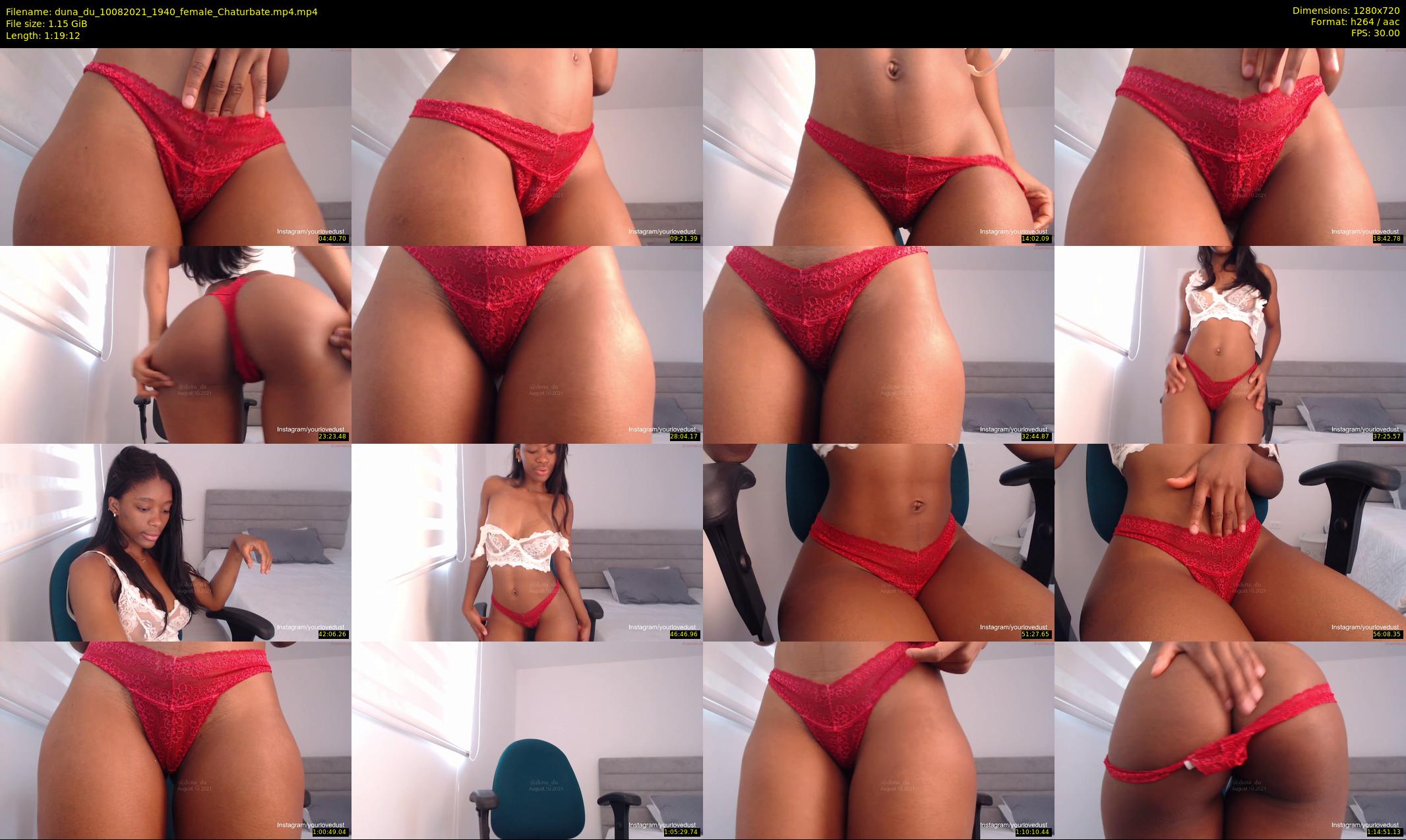 duna_du — 80 minute Chaturbate female cam show recording, 720p, Aug 10, 2021