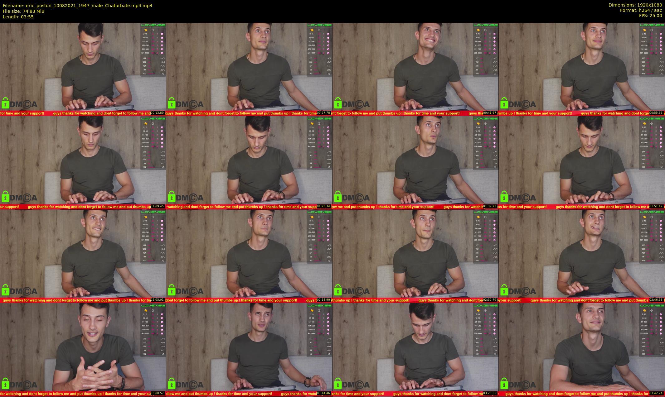 eric_poston — 4 minute Chaturbate male cam show recording, 1080p, Aug 10, 2021