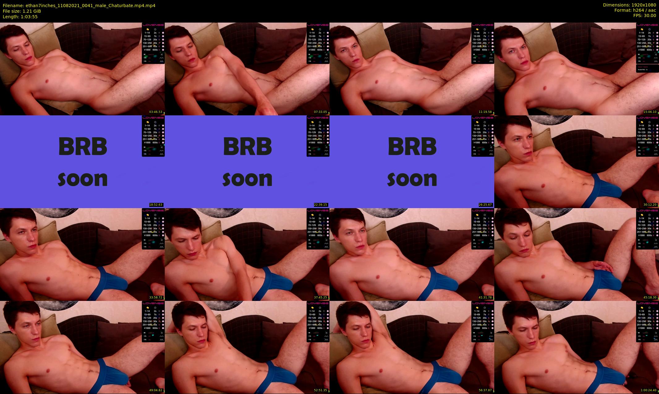 ethan7inches — 64 minute Chaturbate male cam show recording, 1080p, Aug 11, 2021
