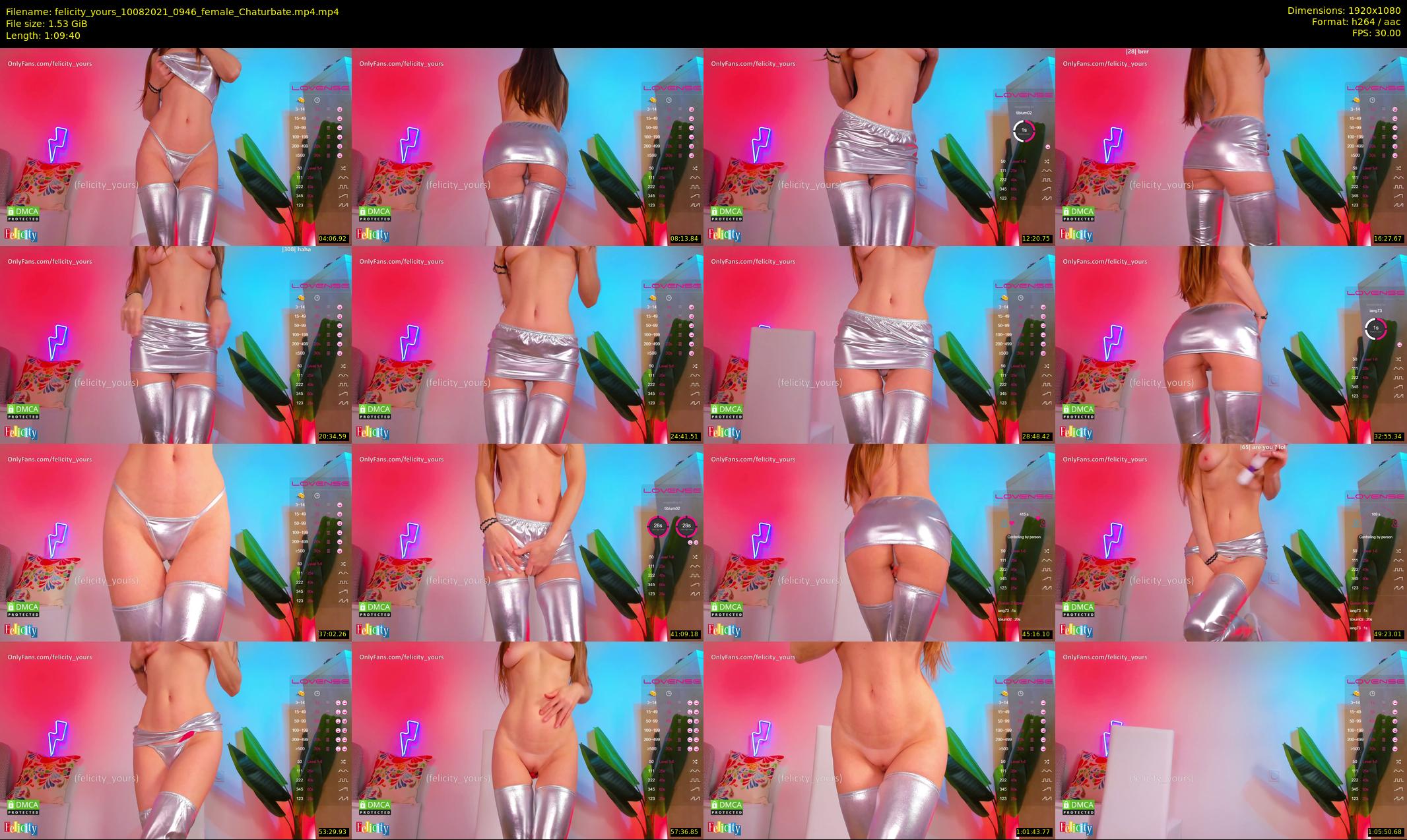 felicity_yours — 70 minute Chaturbate female cam show recording, 1080p, Aug 10, 2021