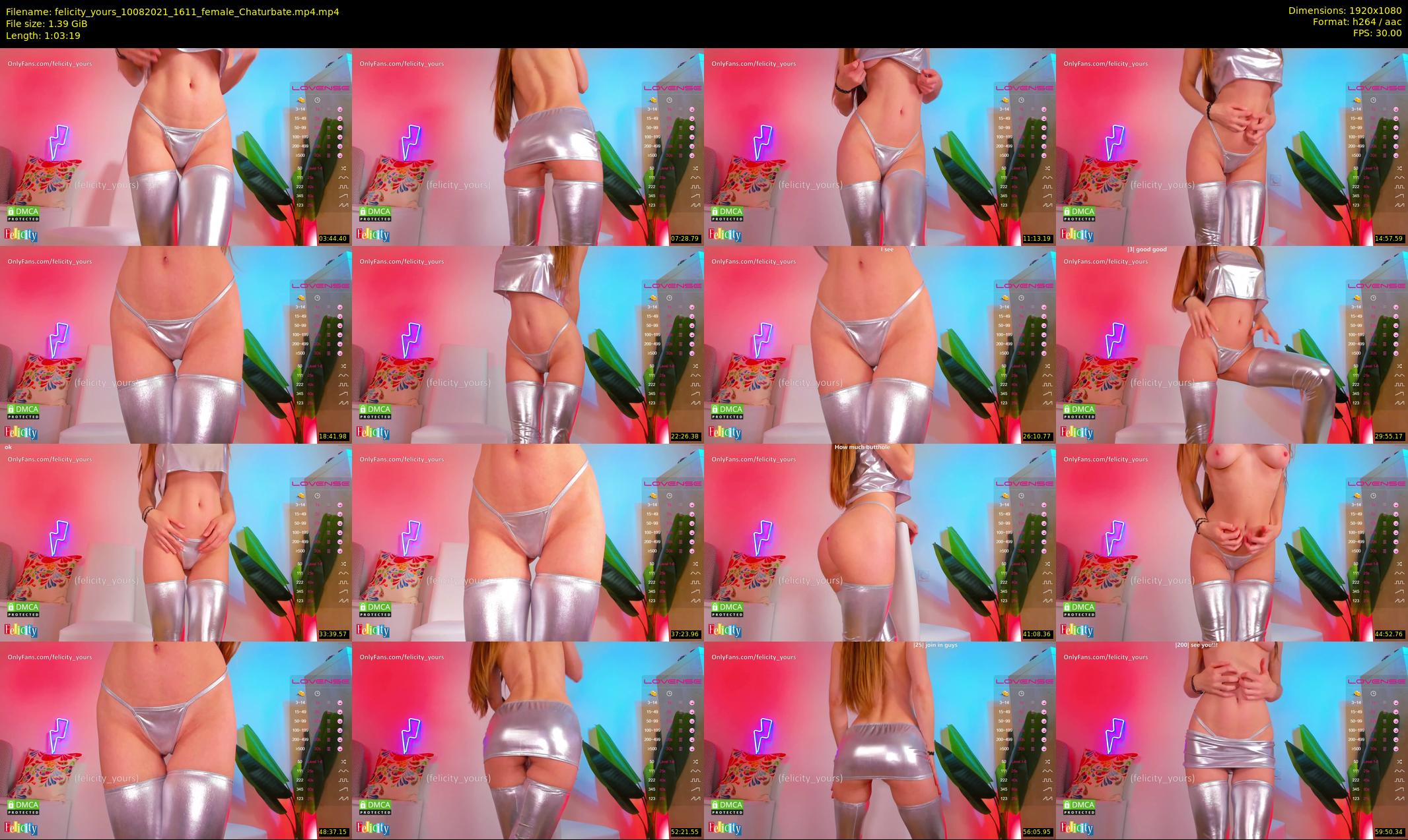 felicity_yours — 64 minute Chaturbate female cam show recording, 1080p, Aug 10, 2021