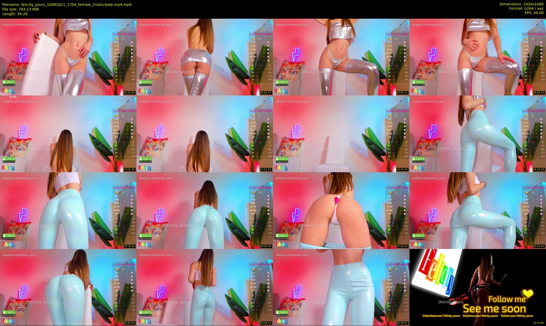felicity_yours — 35 minute Chaturbate female cam show recording, 1080p, Aug 10, 2021
