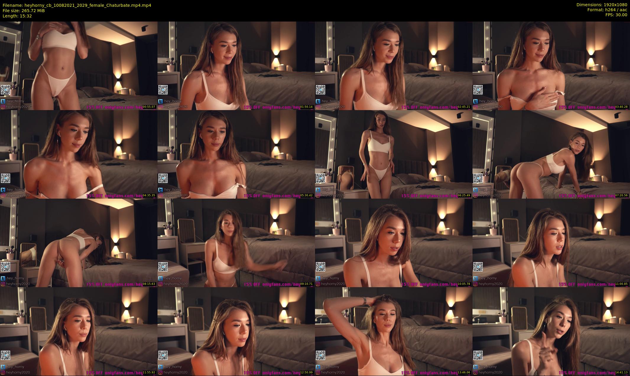 heyhorny_cb — 16 minute Chaturbate couple cam show recording, 1080p, Aug 10, 2021