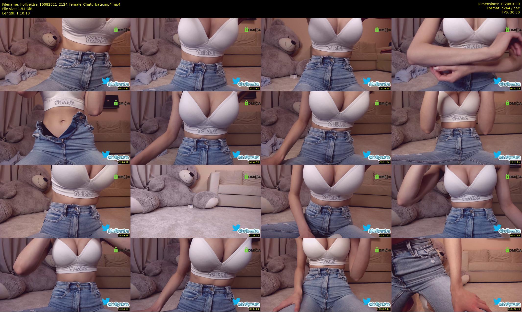 hollyextra — 71 minute Chaturbate female cam show recording, 1080p, Aug 10, 2021