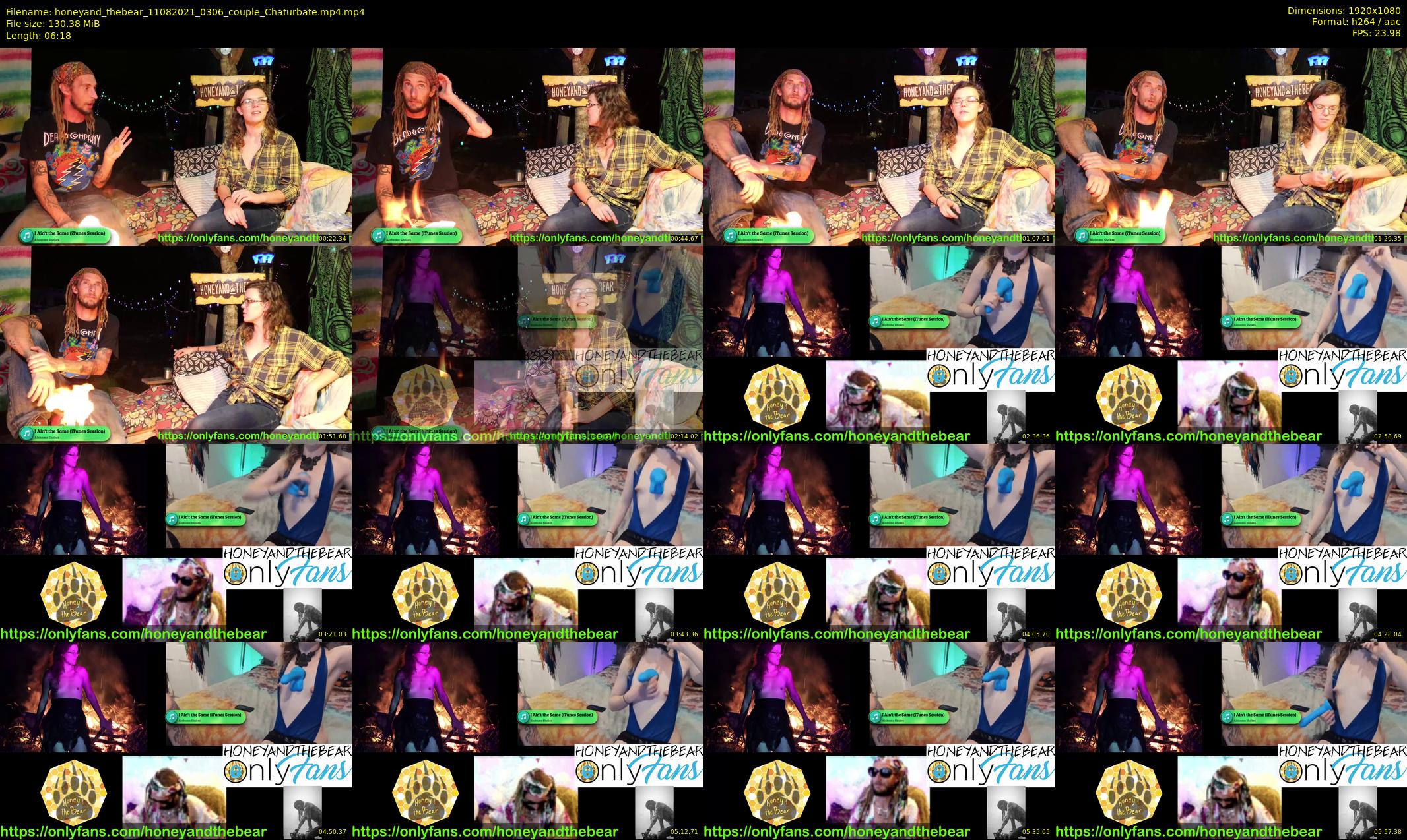 honeyand_thebear — 7 minute Chaturbate couple cam show recording, 1080p, Aug 11, 2021