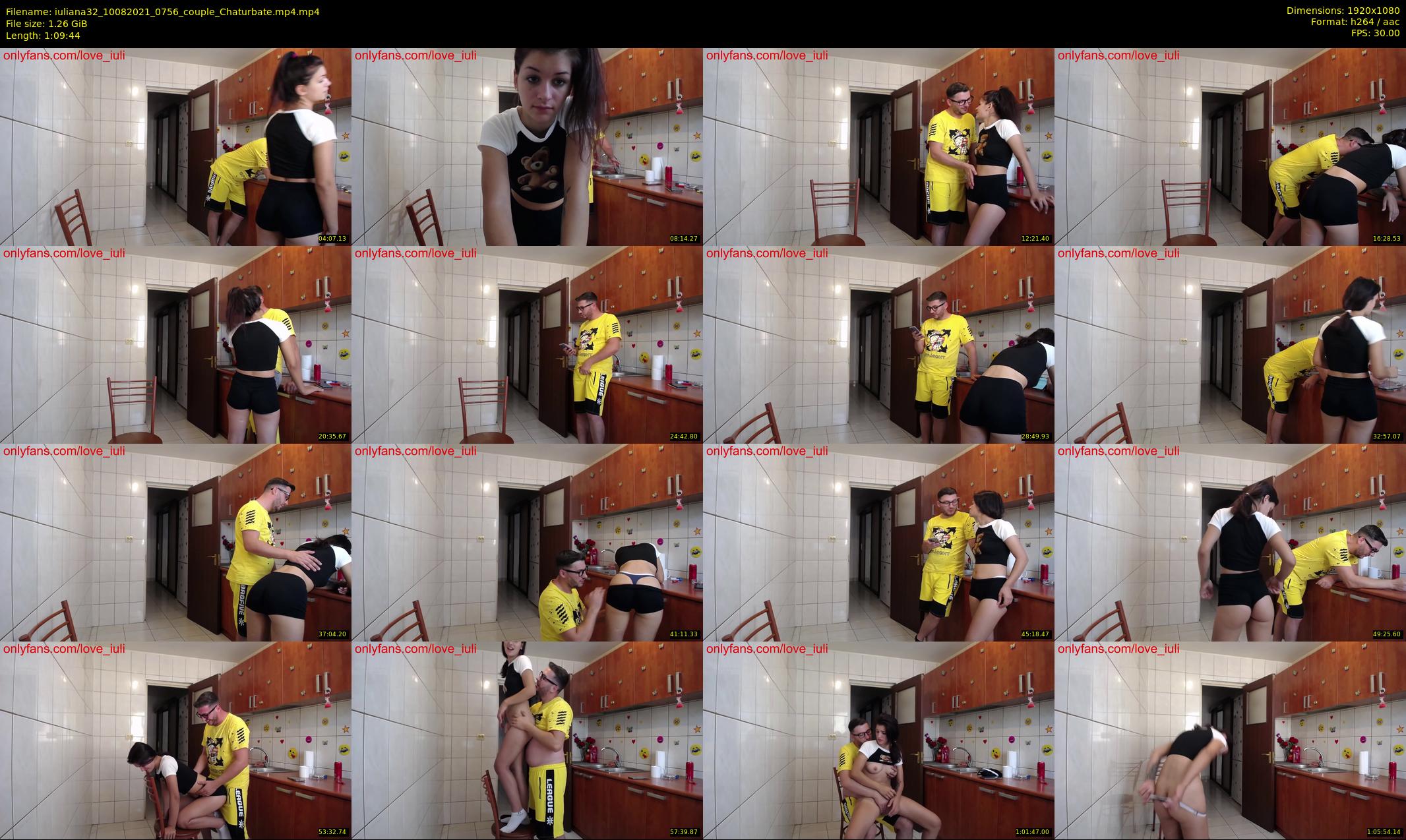 iuliana32 — 70 minute Chaturbate couple cam show recording, 1080p, Aug 10, 2021
