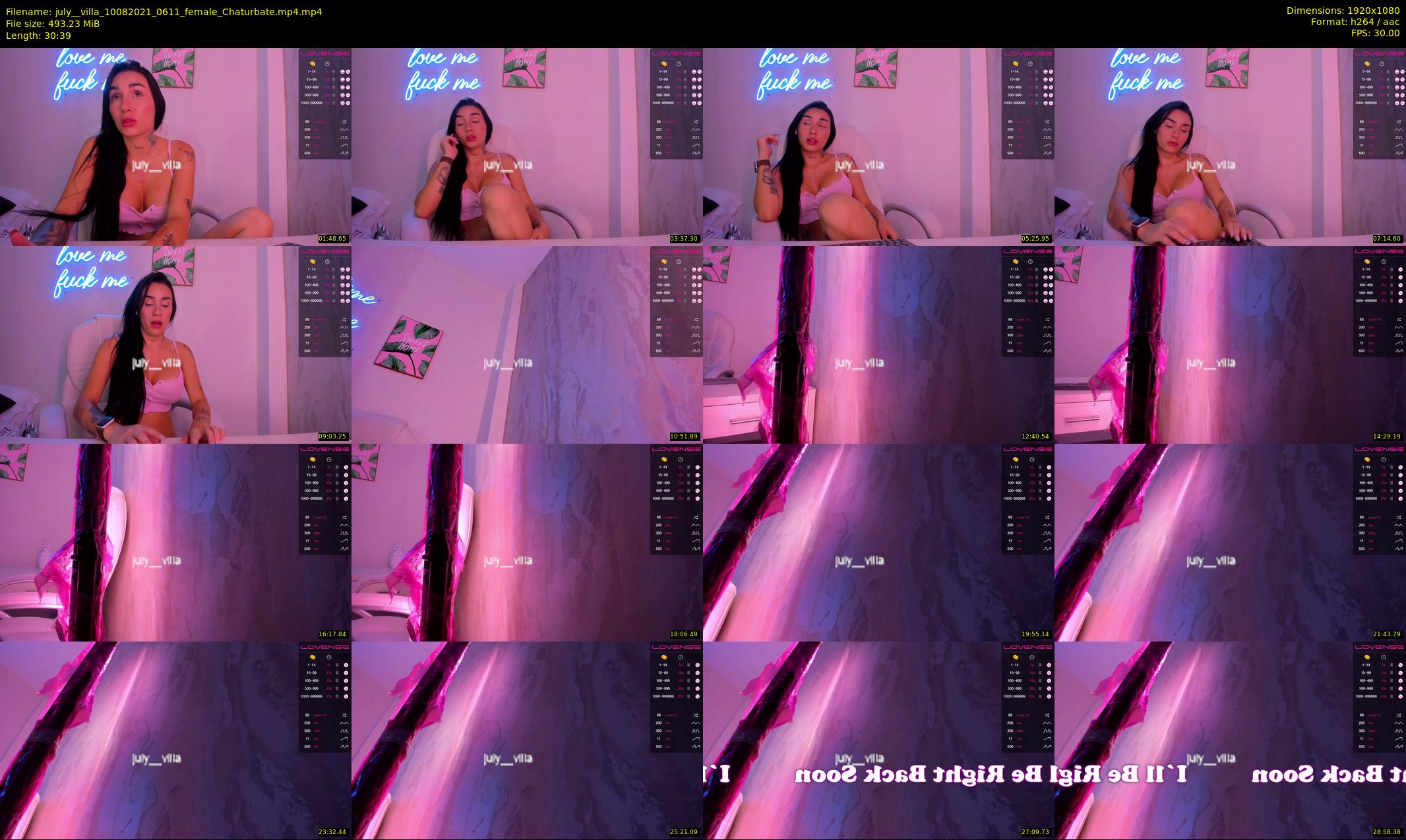 july__villa — 31 minute Chaturbate female cam show recording, 1080p, Aug 10, 2021