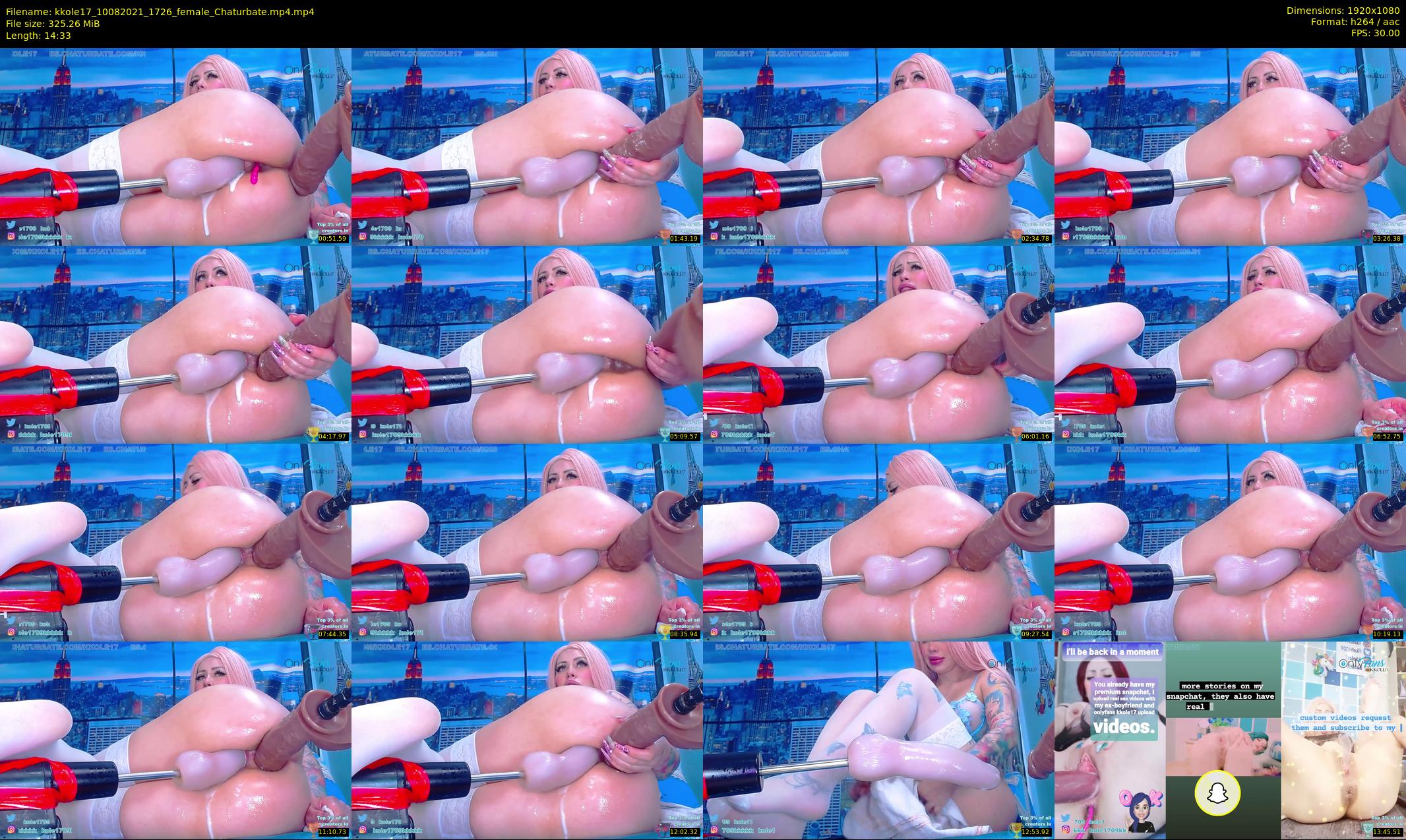 kkole17 — 15 minute Chaturbate female cam show recording, 1080p, Aug 10, 2021