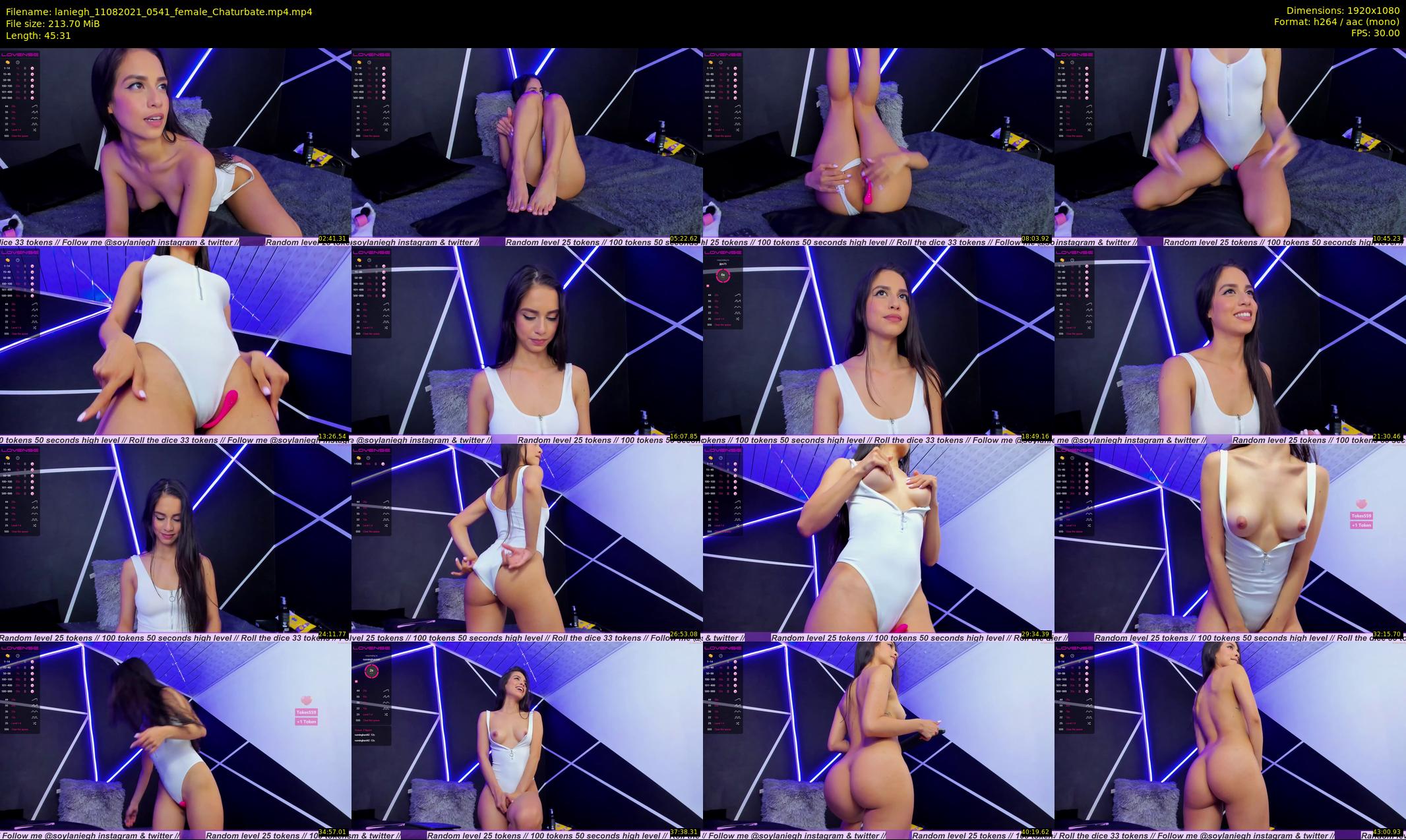 laniegh — 46 minute Chaturbate female cam show recording, 1080p, Aug 11, 2021