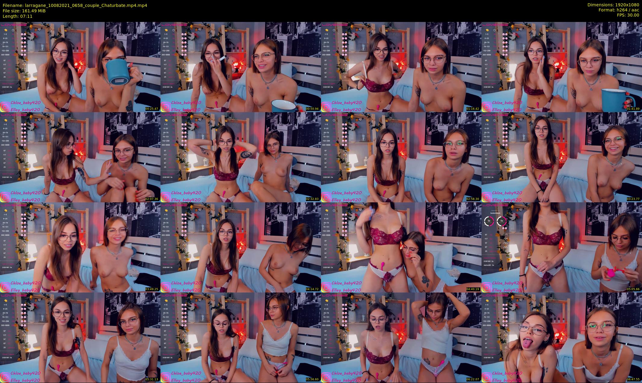 larragane — 8 minute Chaturbate couple cam show recording, 1080p, Aug 10, 2021