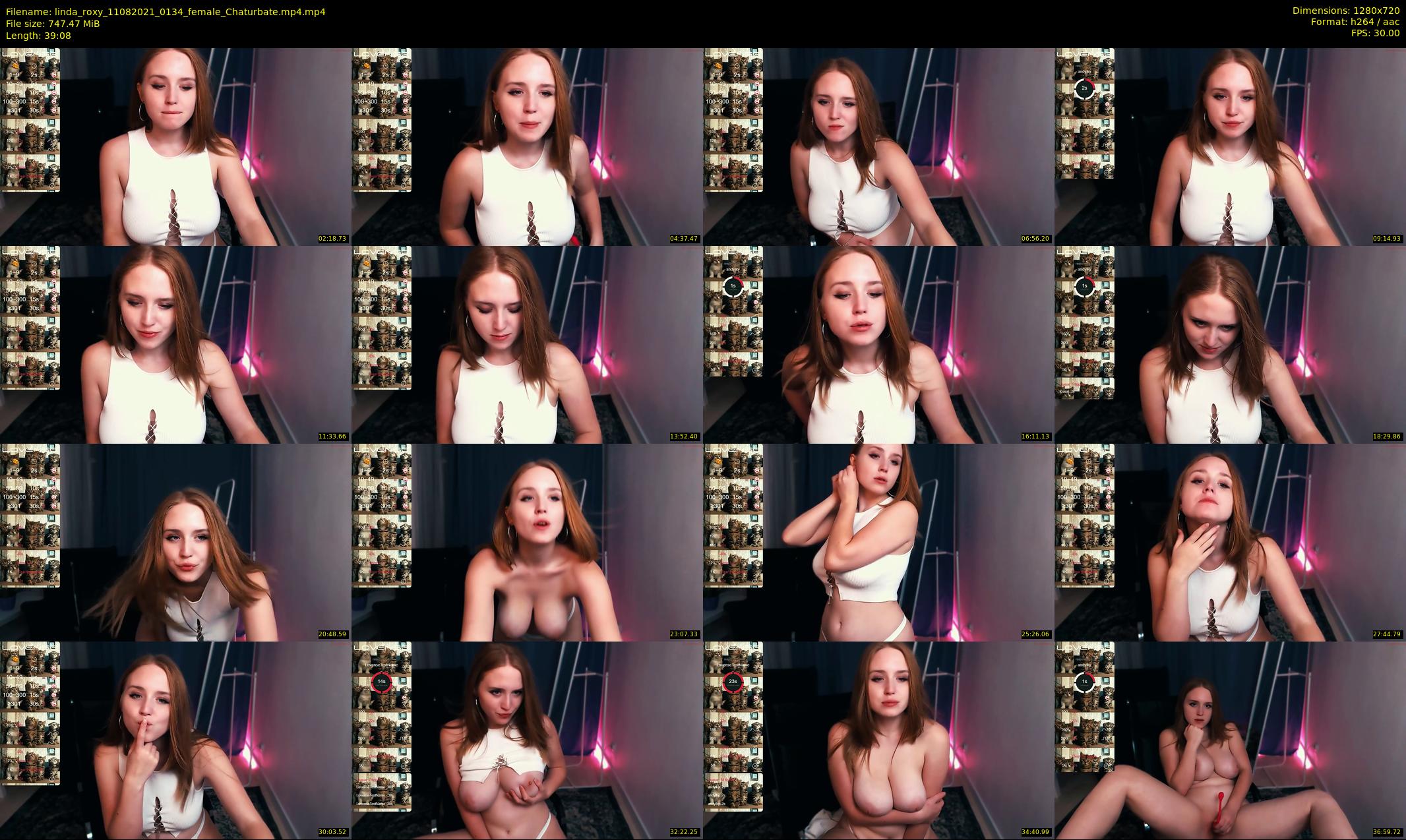 linda_roxy — 40 minute Chaturbate female cam show recording, 720p, Aug 11, 2021