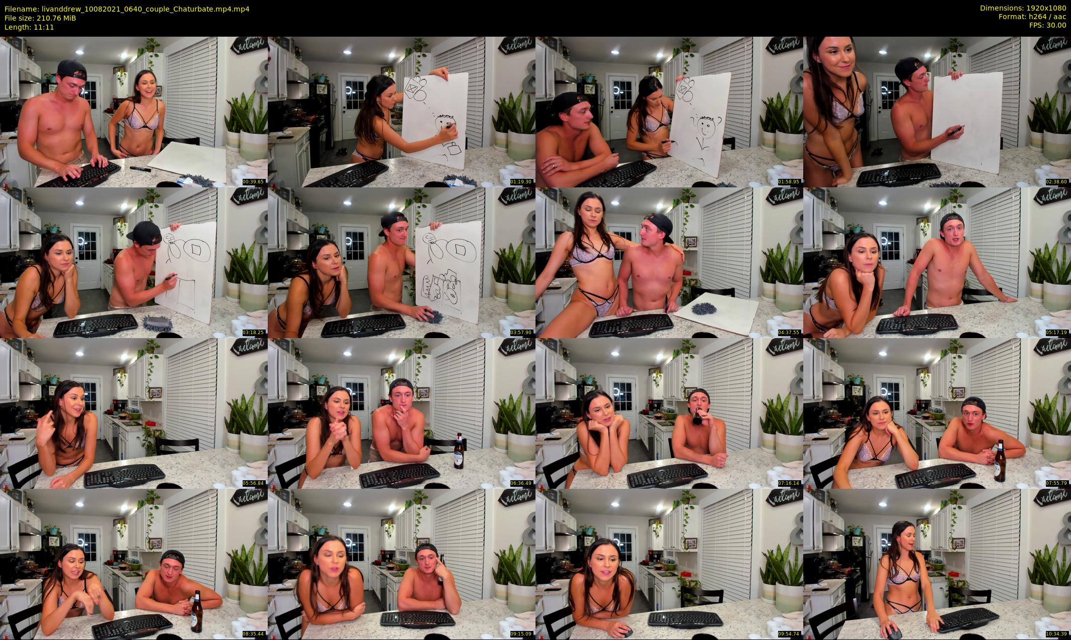 livanddrew — 12 minute Chaturbate couple cam show recording, 1080p, Aug 10, 2021