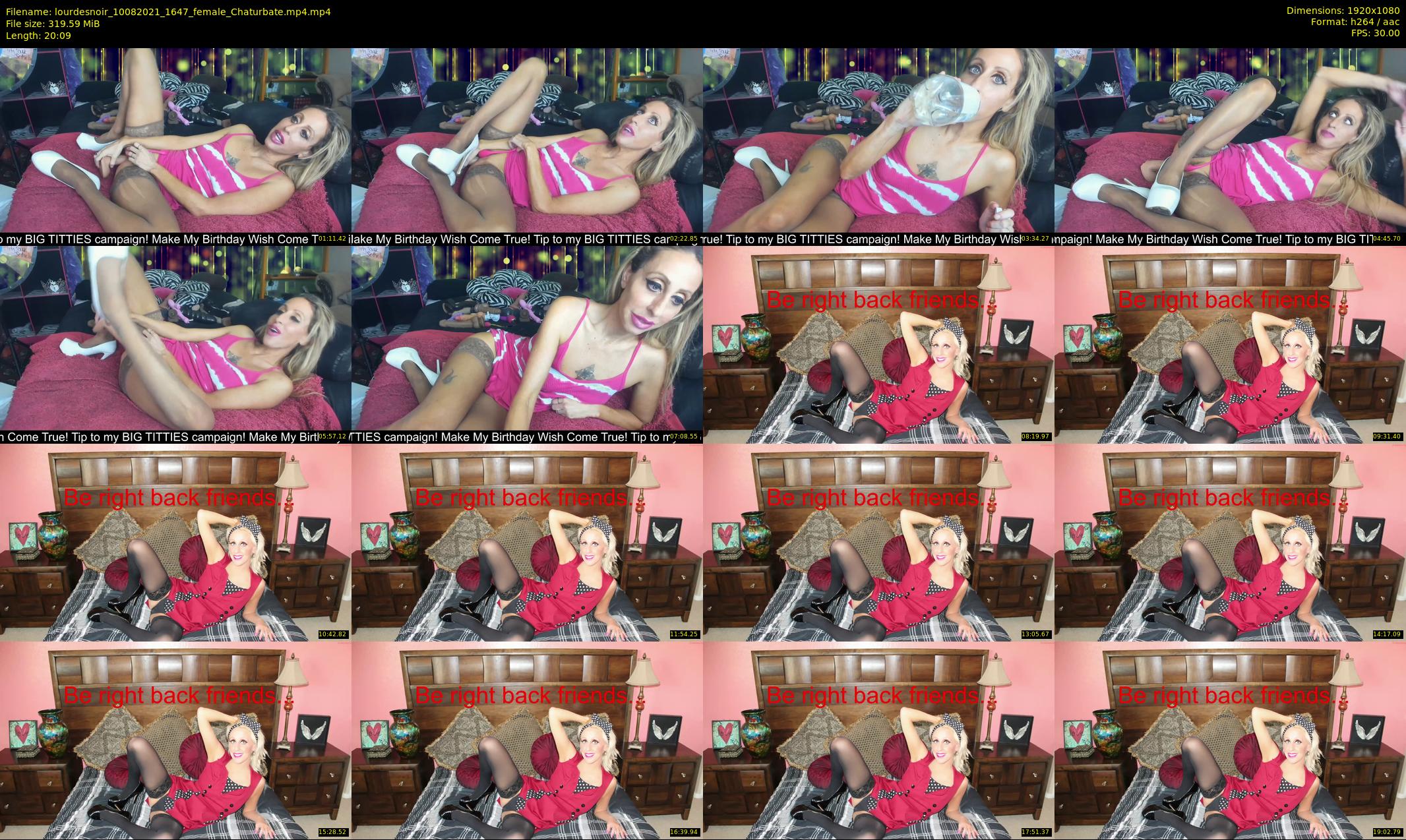 lourdesnoir — 21 minute Chaturbate female cam show recording, 1080p, Aug 10, 2021
