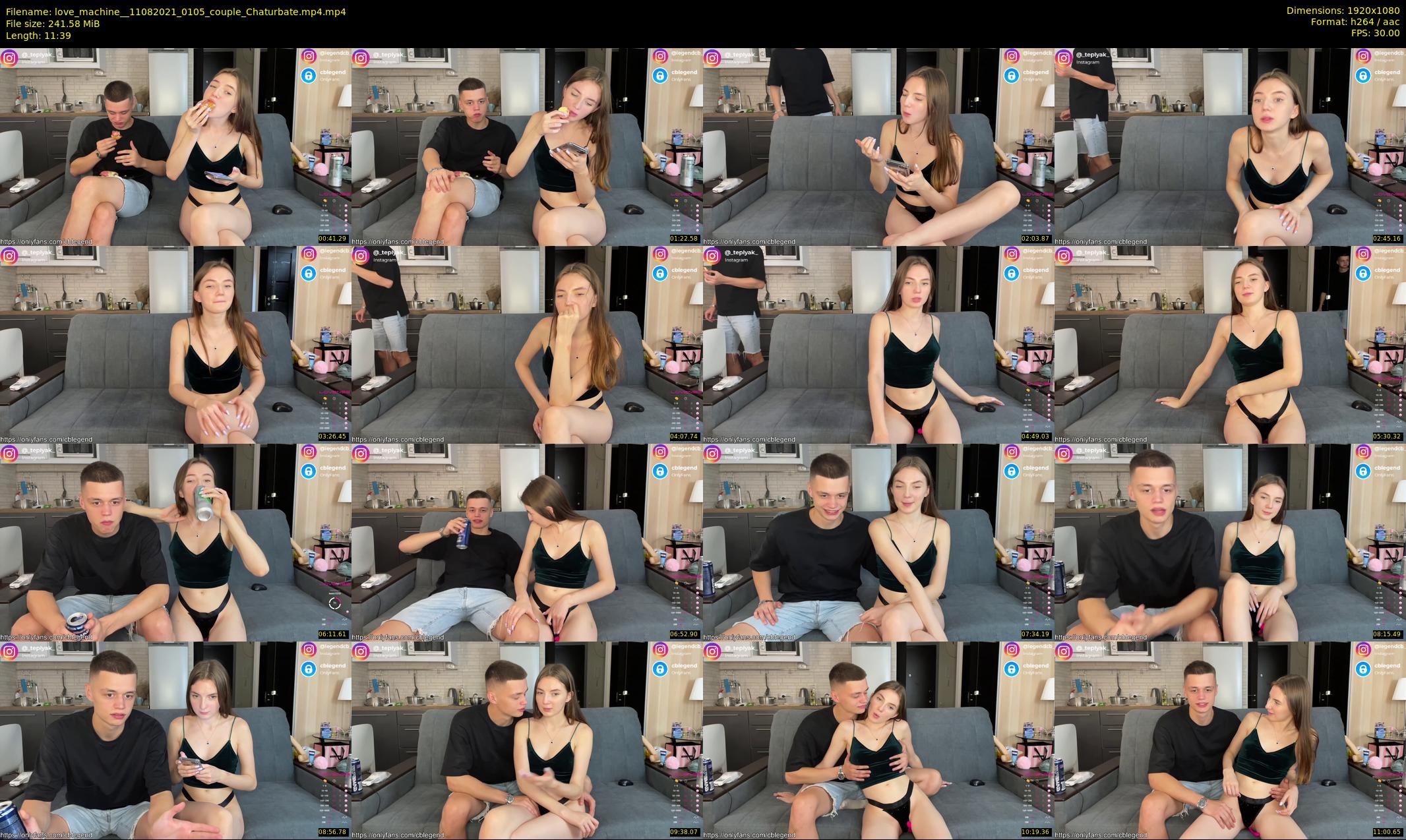 love_machine_ — 12 minute Chaturbate couple cam show recording, 1080p, Aug 11, 2021