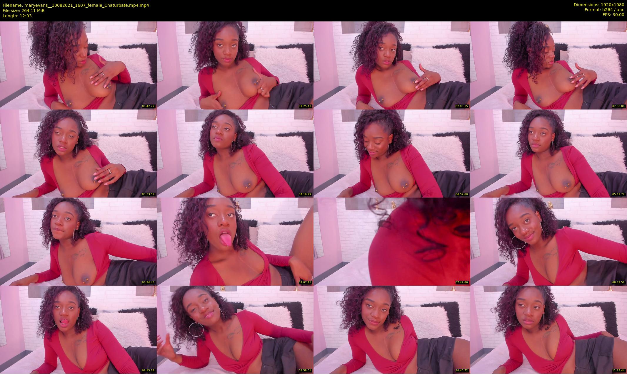 maryevans_ — 13 minute Chaturbate female cam show recording, 1080p, Aug 10, 2021