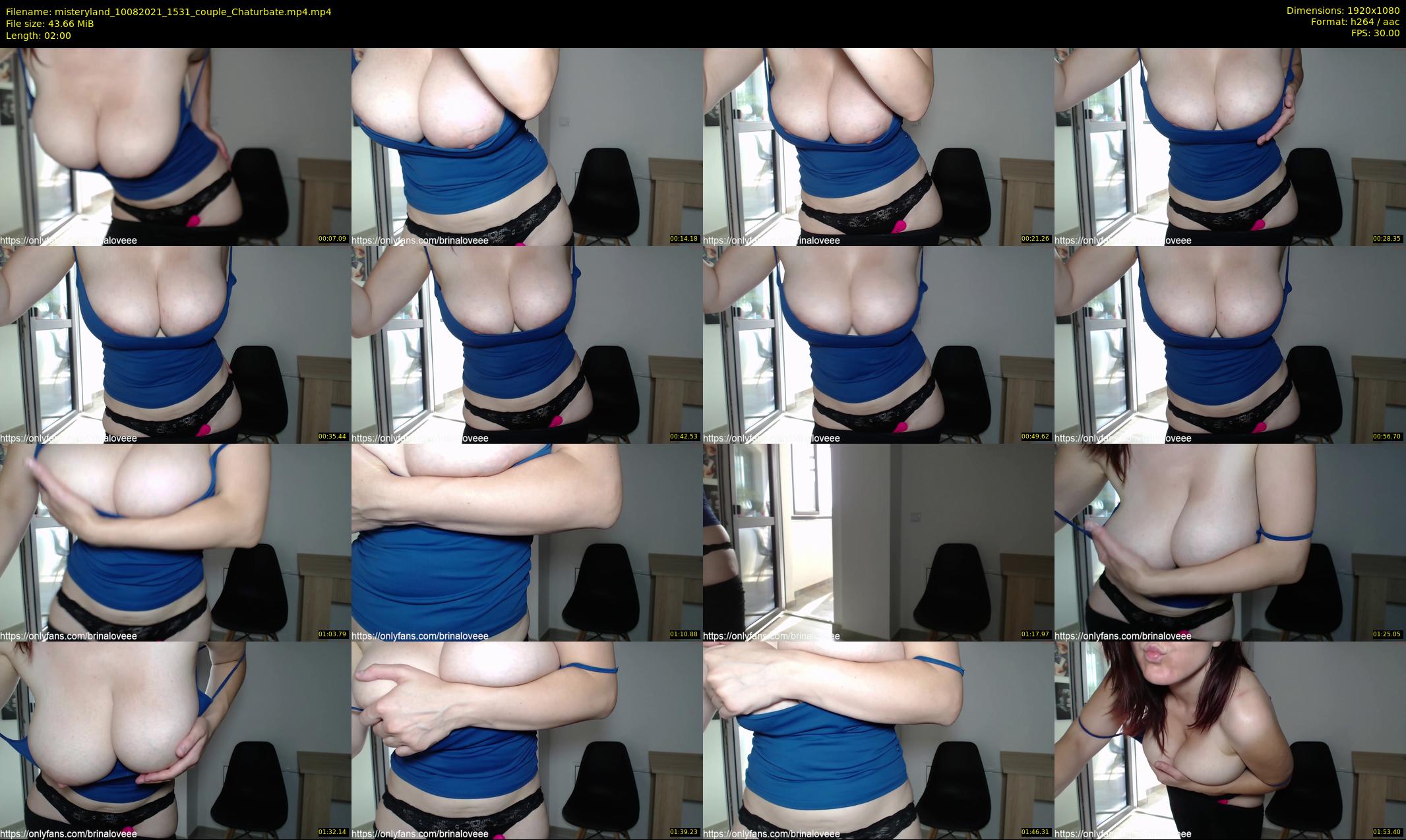 misteryland — 2 minute Chaturbate couple cam show recording, 1080p, Aug 10, 2021