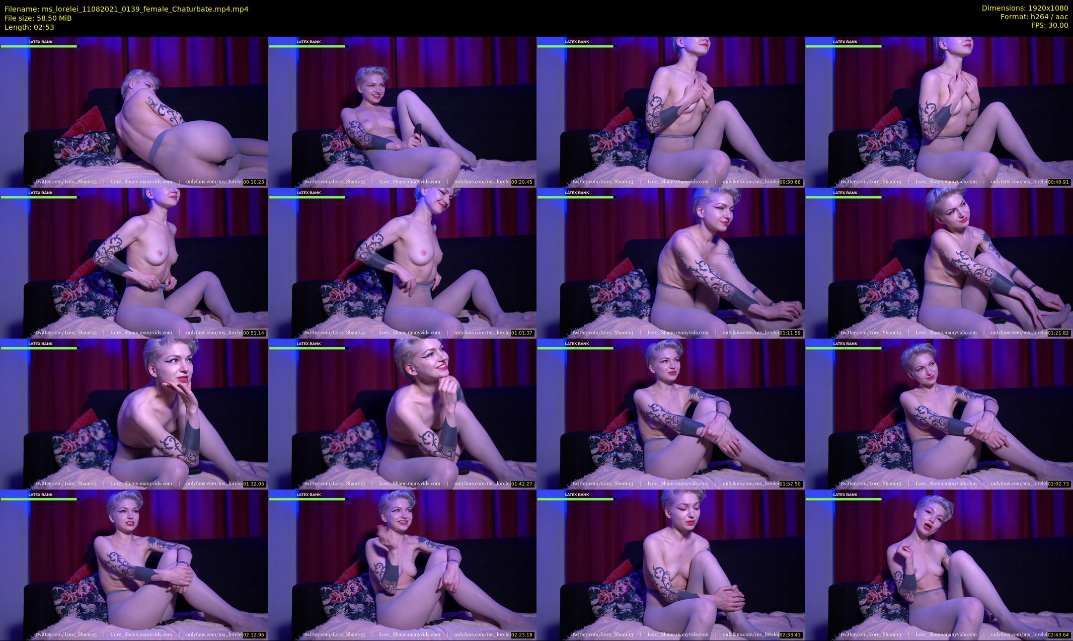 ms_lorelei — 3 minute Chaturbate female cam show recording, 1080p, Aug 11, 2021