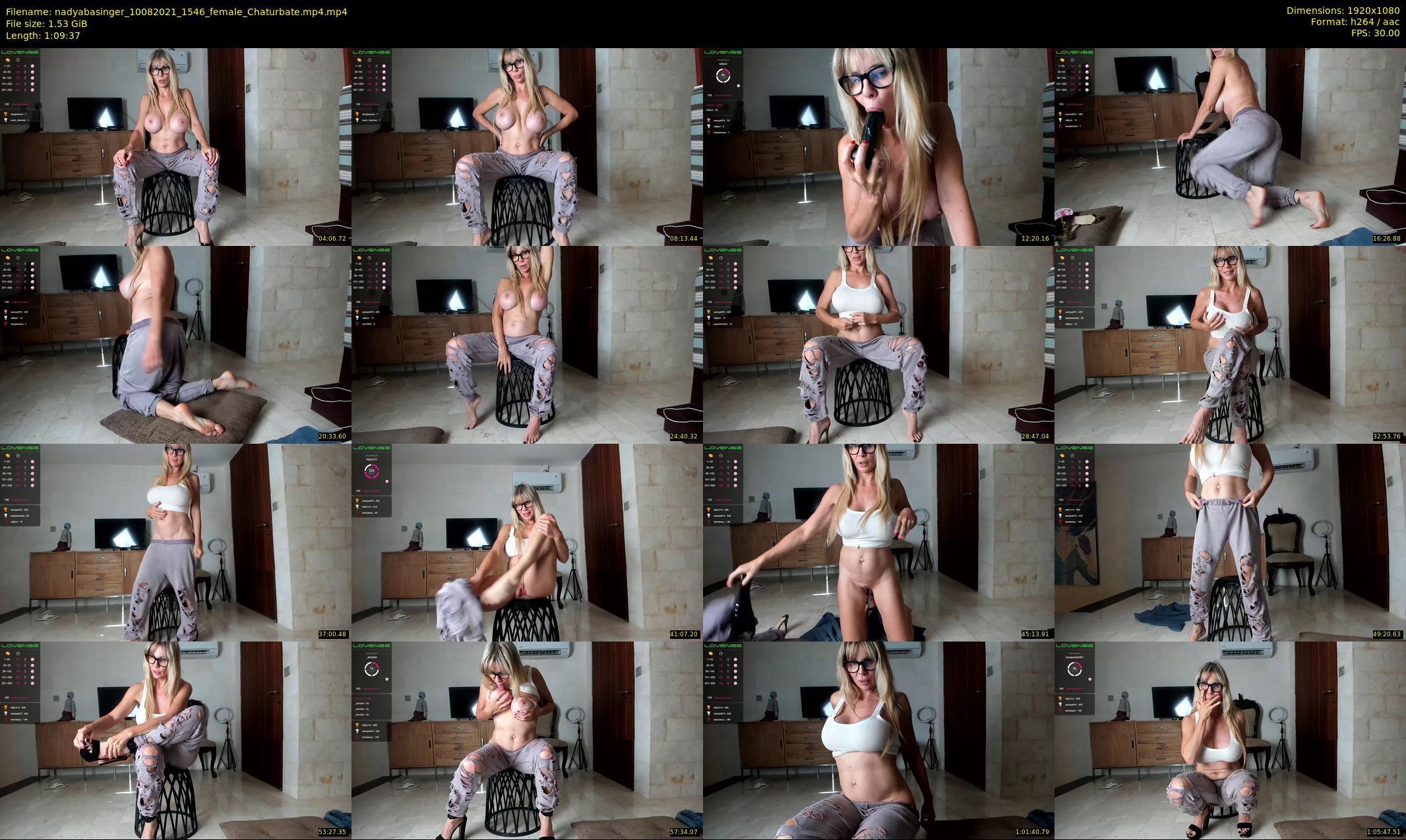 nadyabasinger — 70 minute Chaturbate female cam show recording, 1080p, Aug 10, 2021