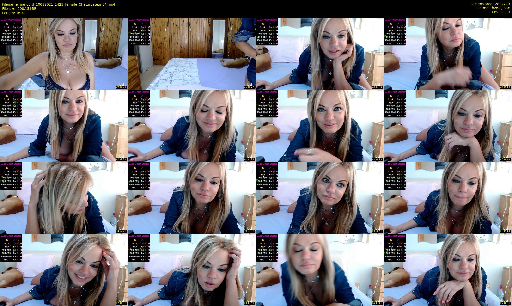 nancy_d — 17 minute Chaturbate female cam show recording, 720p, Aug 10, 2021