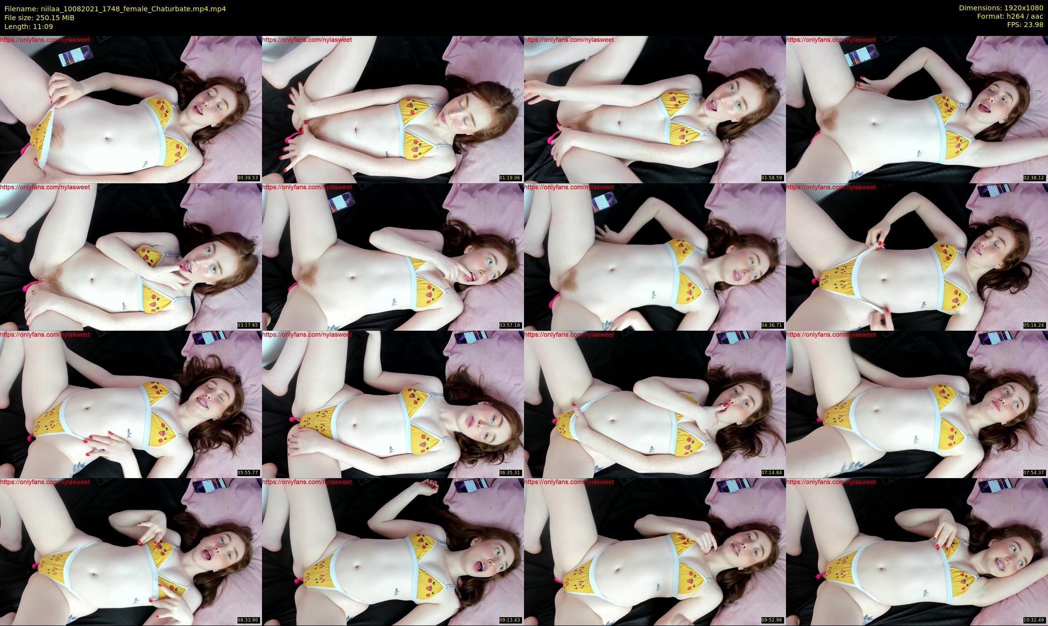 niilaa — 12 minute Chaturbate female cam show recording, 1080p, Aug 10, 2021