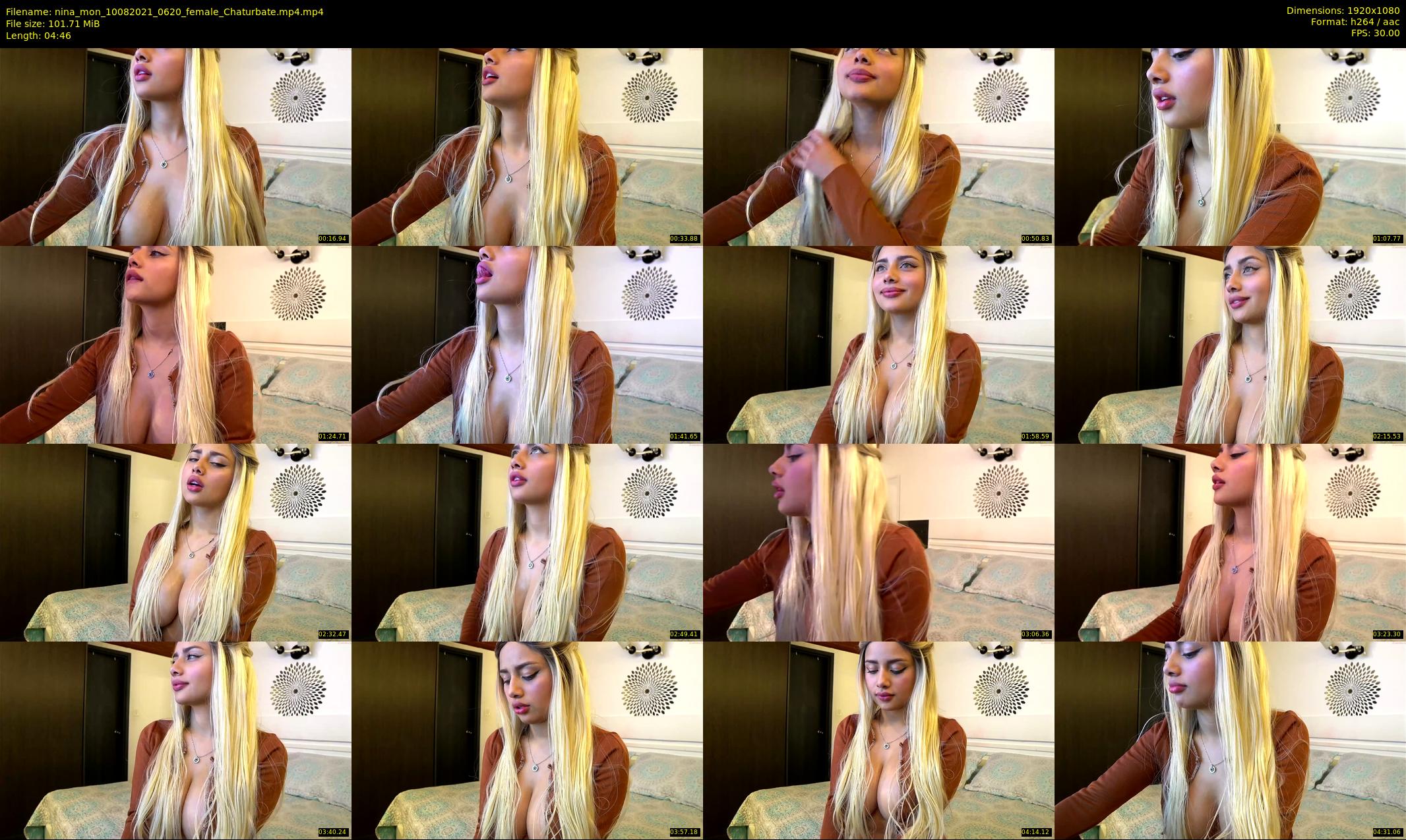 nina_mon — 5 minute Chaturbate female cam show recording, 1080p, Aug 10, 2021