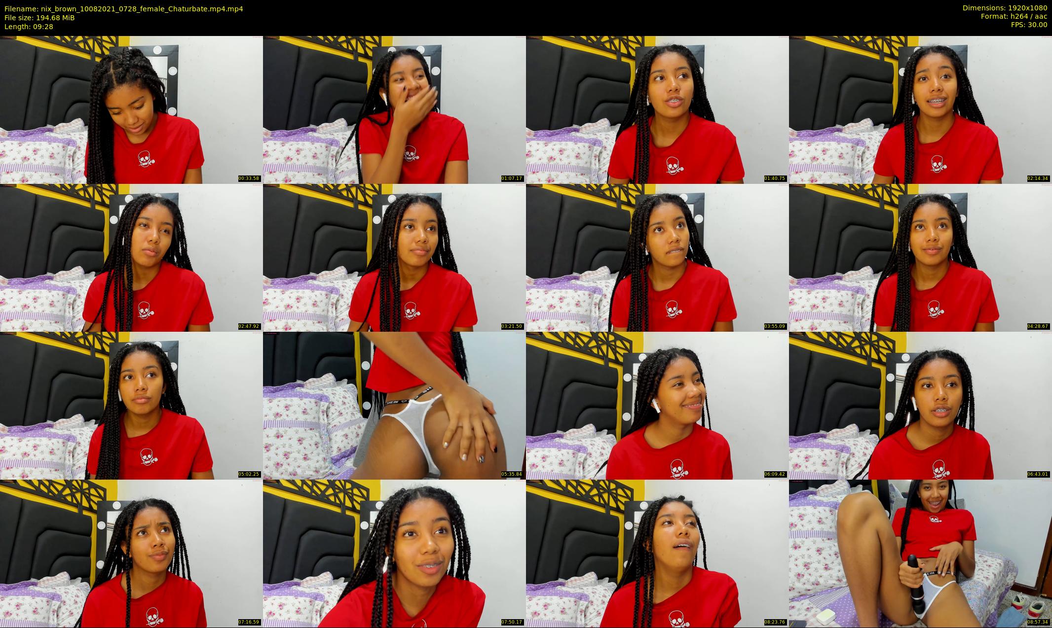 nix_brown — 10 minute Chaturbate female cam show recording, 1080p, Aug 10, 2021