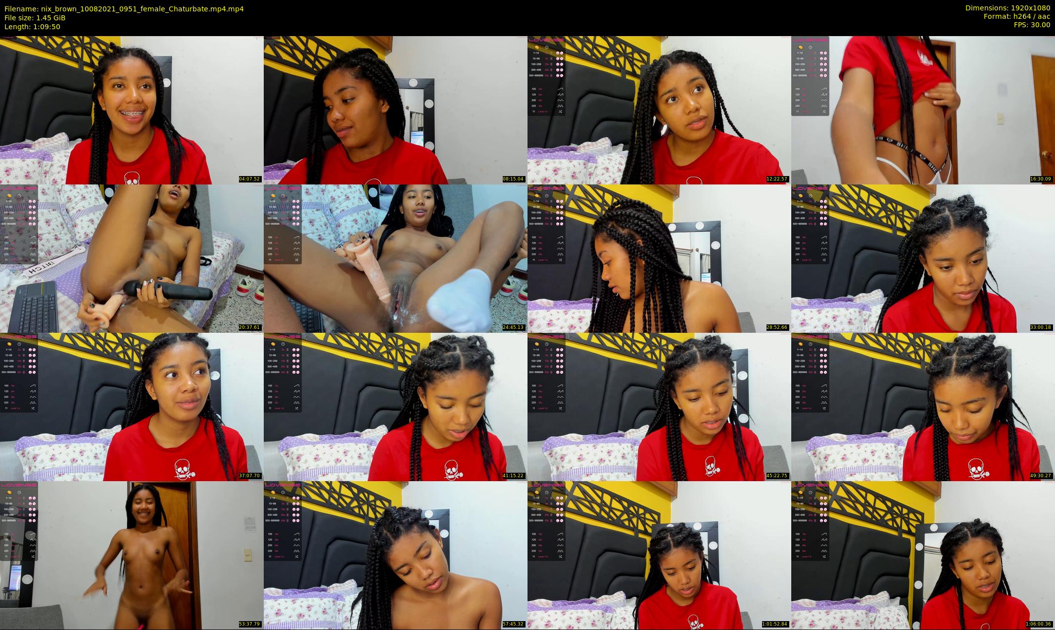 nix_brown — 70 minute Chaturbate female cam show recording, 1080p, Aug 10, 2021