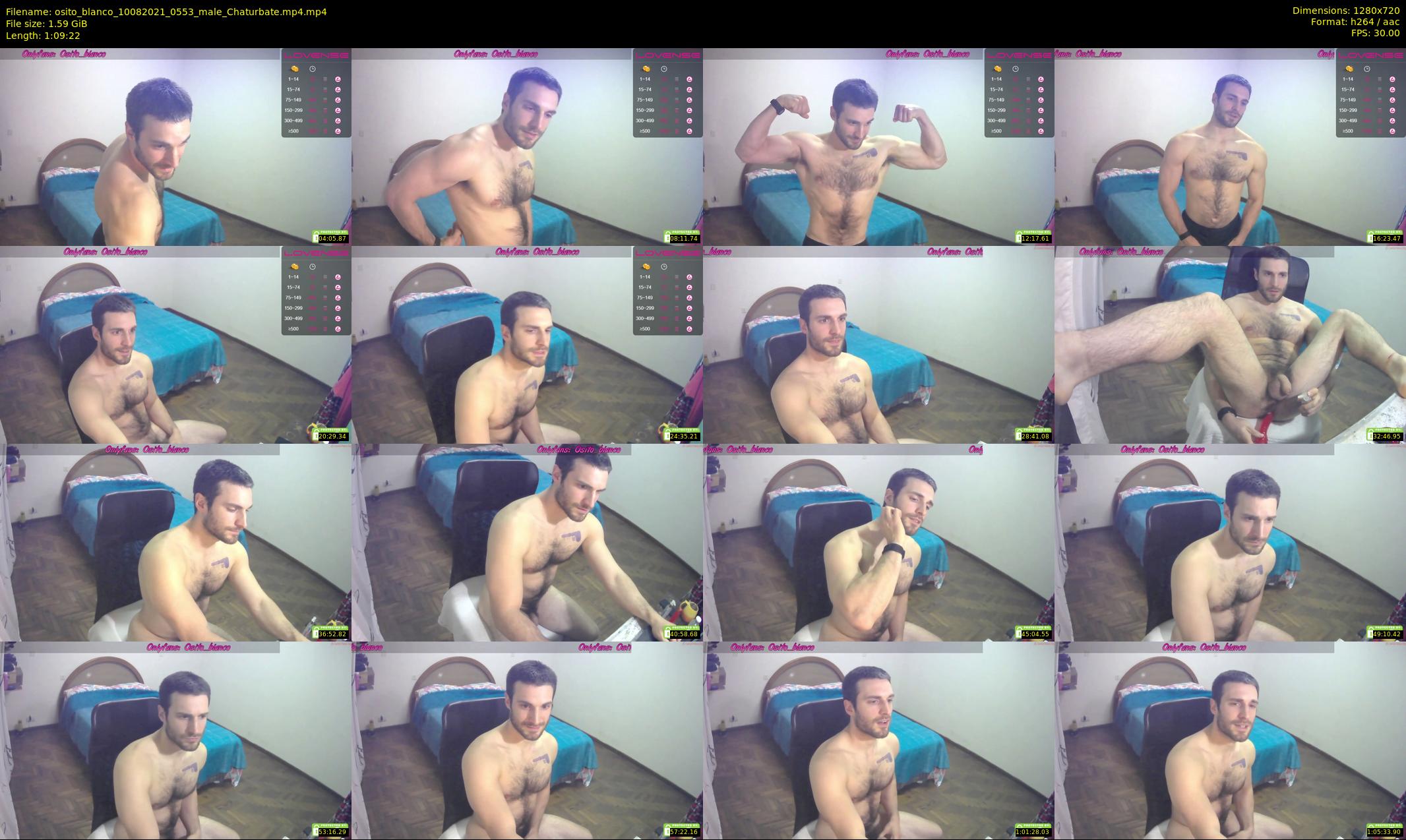 osito_blanco — 70 minute Chaturbate male cam show recording, 720p, Aug 10, 2021