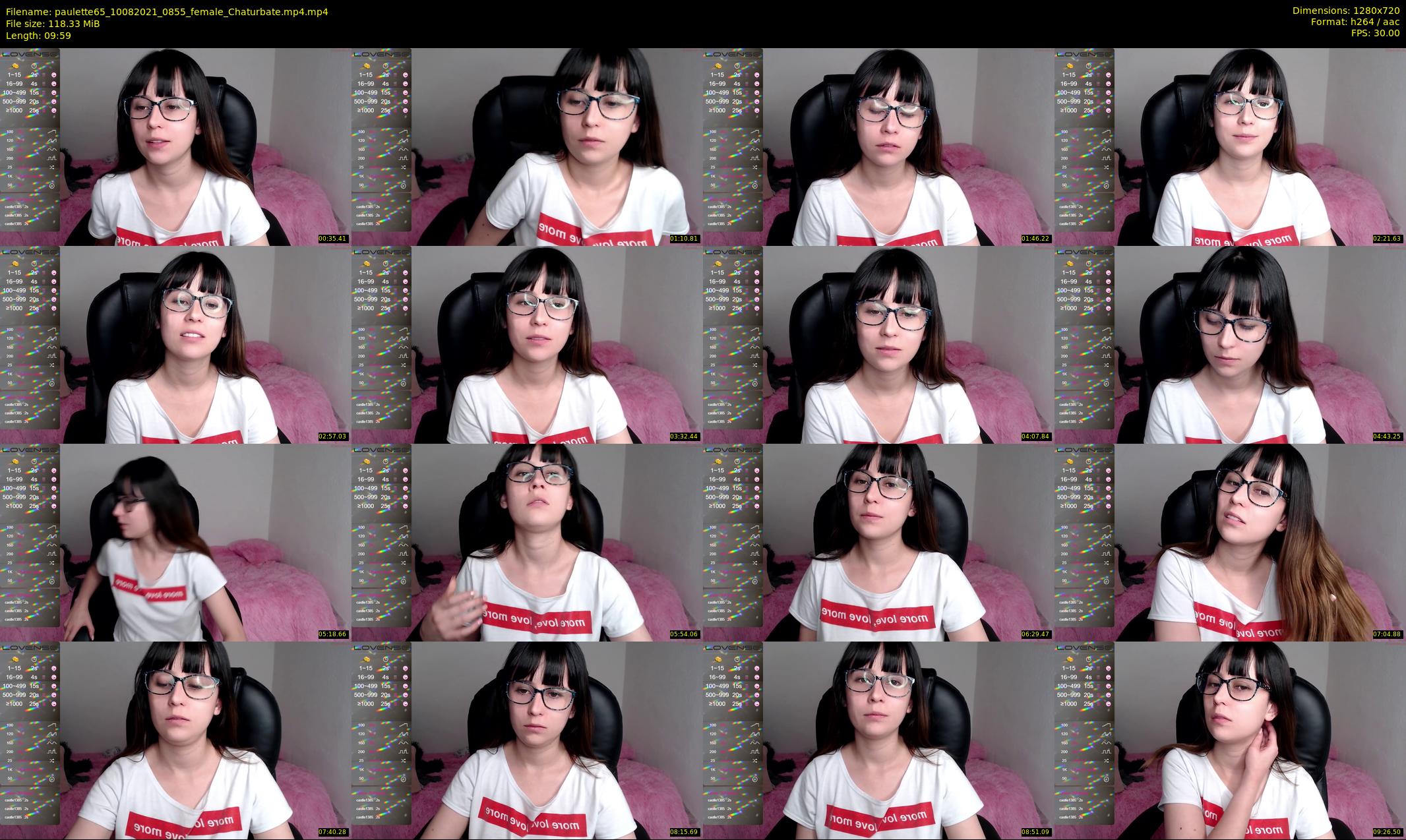 paulette65 — 10 minute Chaturbate female cam show recording, 720p, Aug 10, 2021