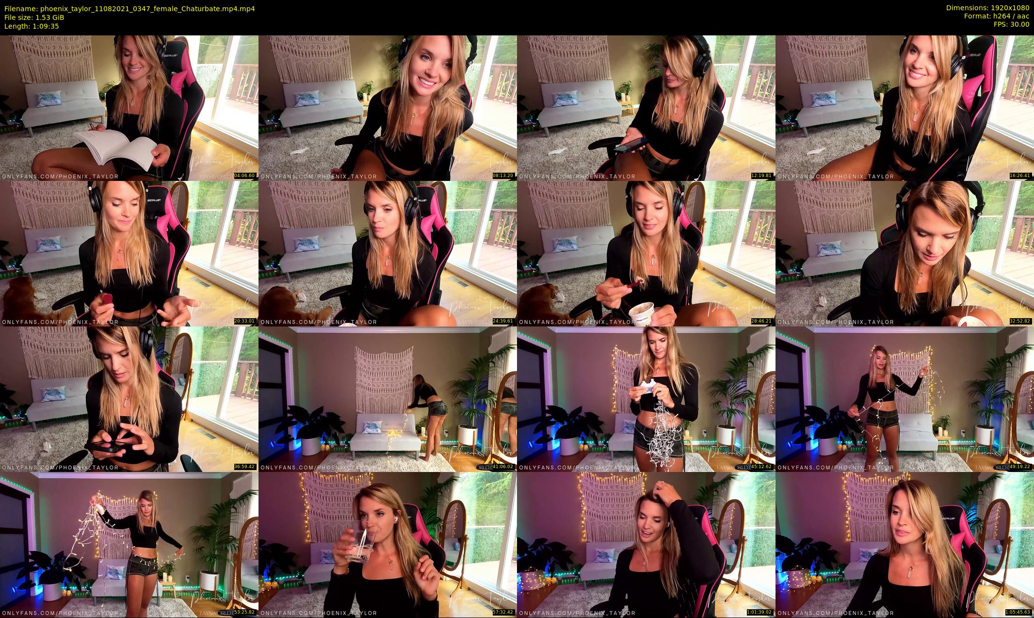 phoenix_taylor — 70 minute Chaturbate female cam show recording, 1080p, Aug 11, 2021