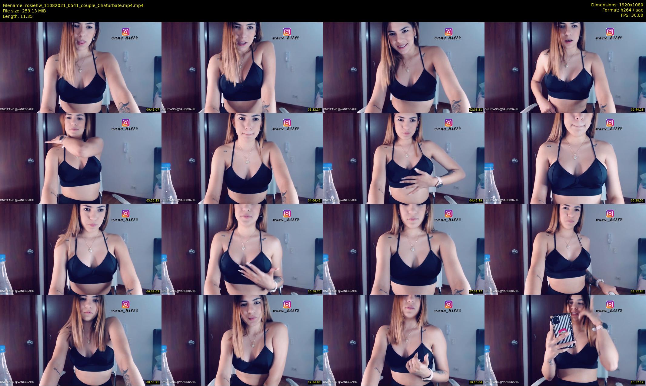rosiehw — 12 minute Chaturbate couple cam show recording, 1080p, Aug 11, 2021
