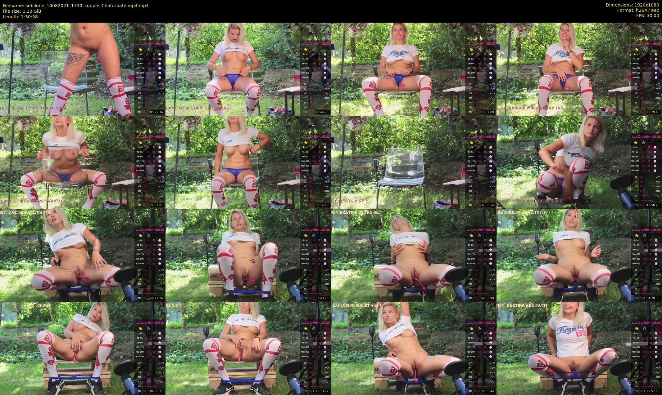 sebilone — 91 minute Chaturbate couple cam show recording, 1080p, Aug 10, 2021