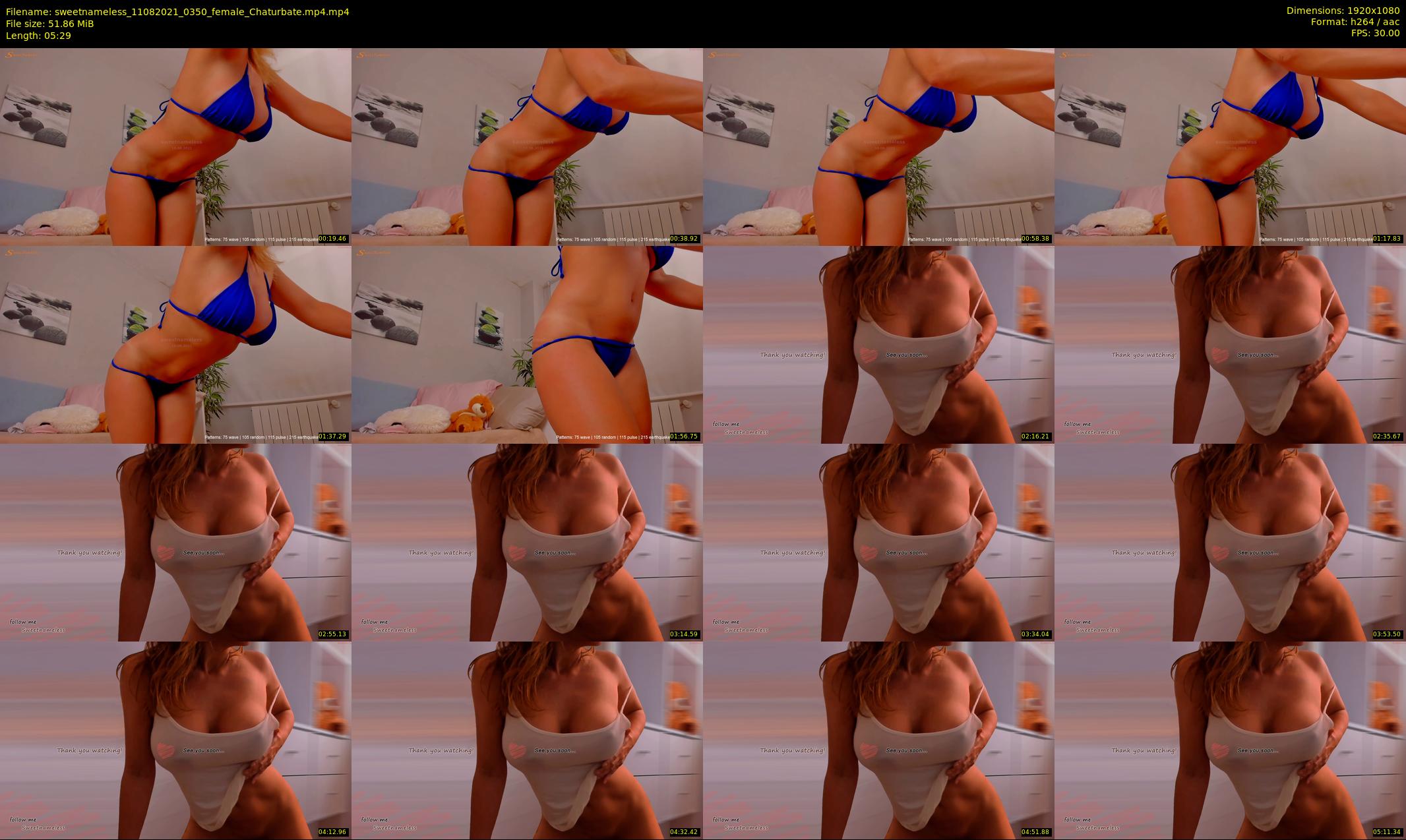 sweetnameless — 6 minute Chaturbate couple cam show recording, 1080p, Aug 11, 2021