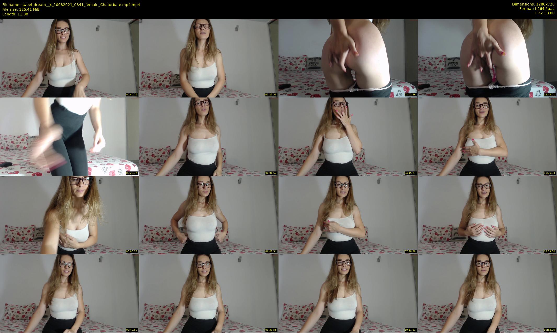 sweettdream__x — 12 minute Chaturbate female cam show recording, 720p, Aug 10, 2021