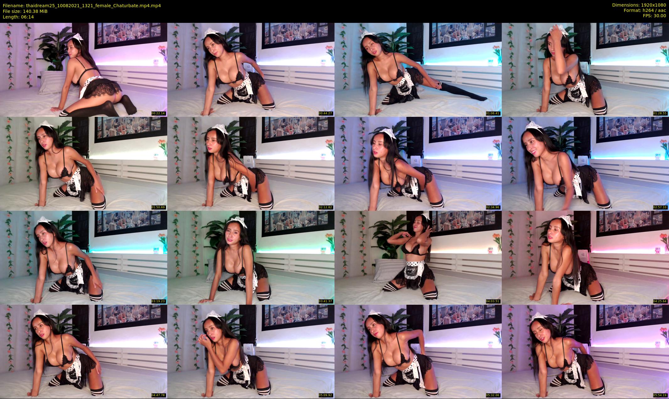 thaidream25 — 7 minute Chaturbate female cam show recording, 1080p, Aug 10, 2021