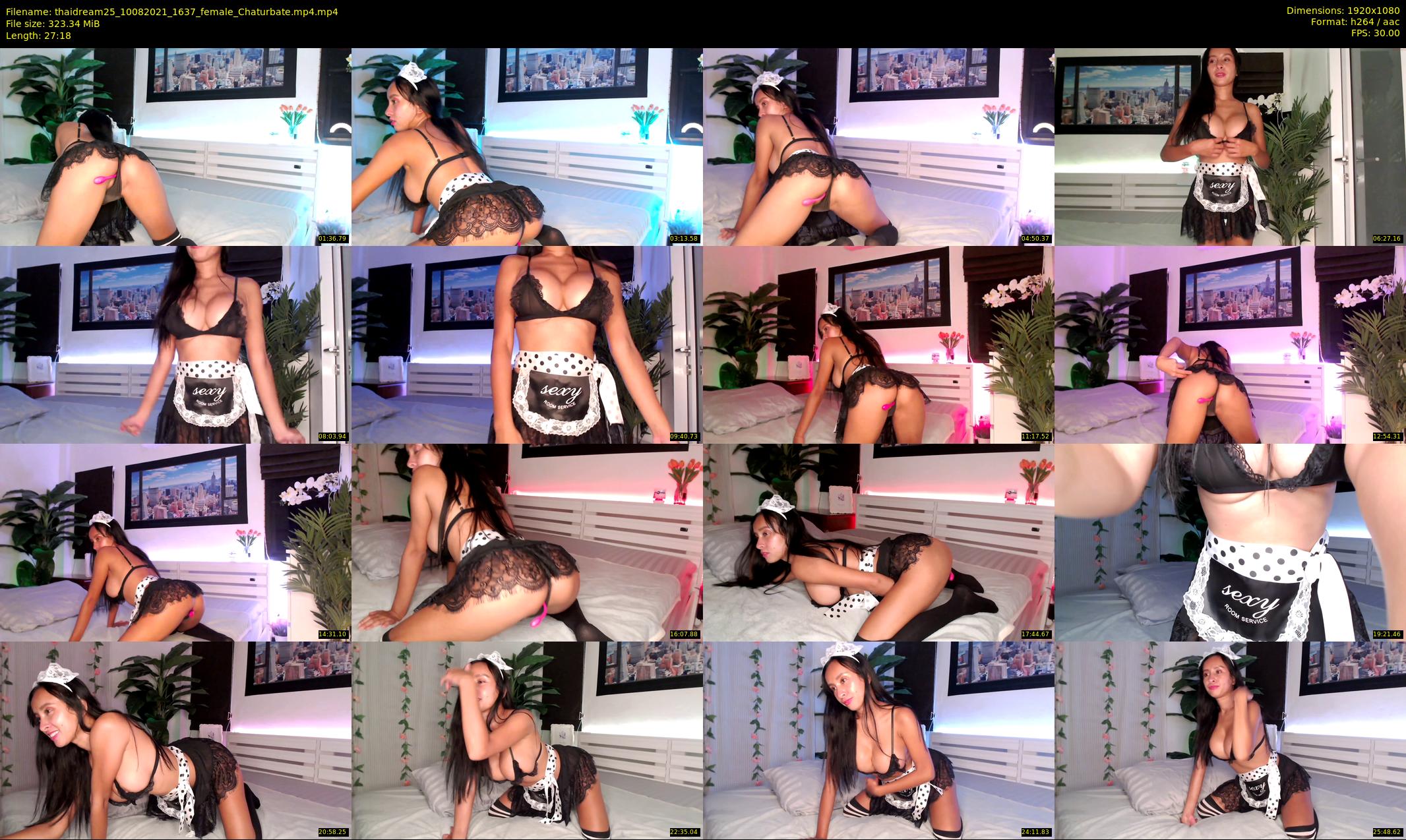 thaidream25 — 28 minute Chaturbate female cam show recording, 1080p, Aug 10, 2021