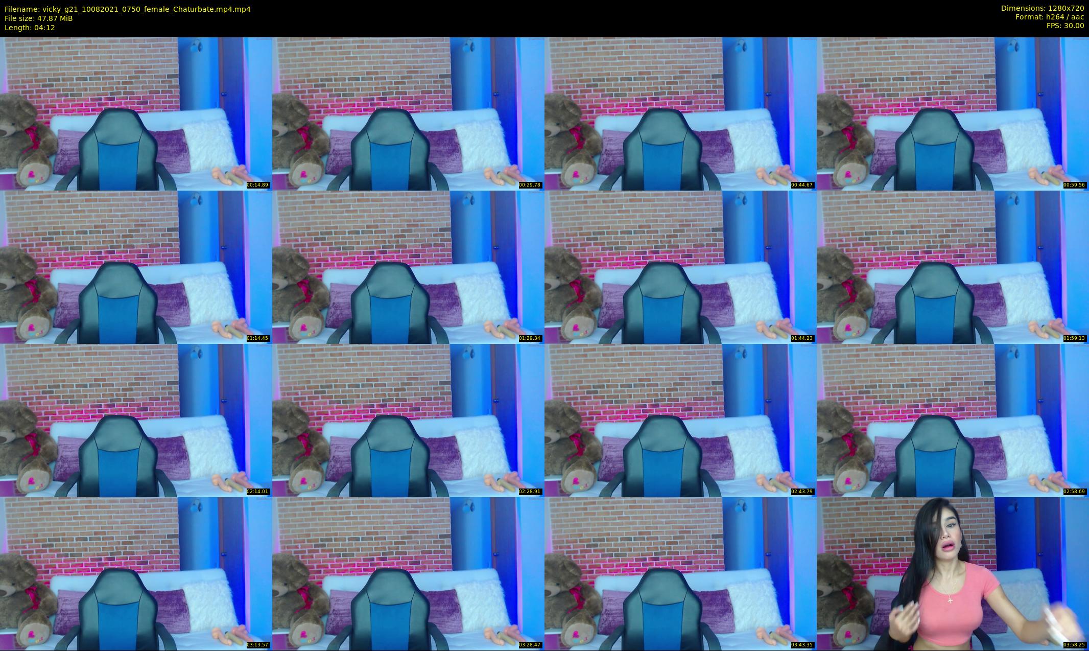 vicky_g21 — 5 minute Chaturbate female cam show recording, 720p, Aug 10, 2021