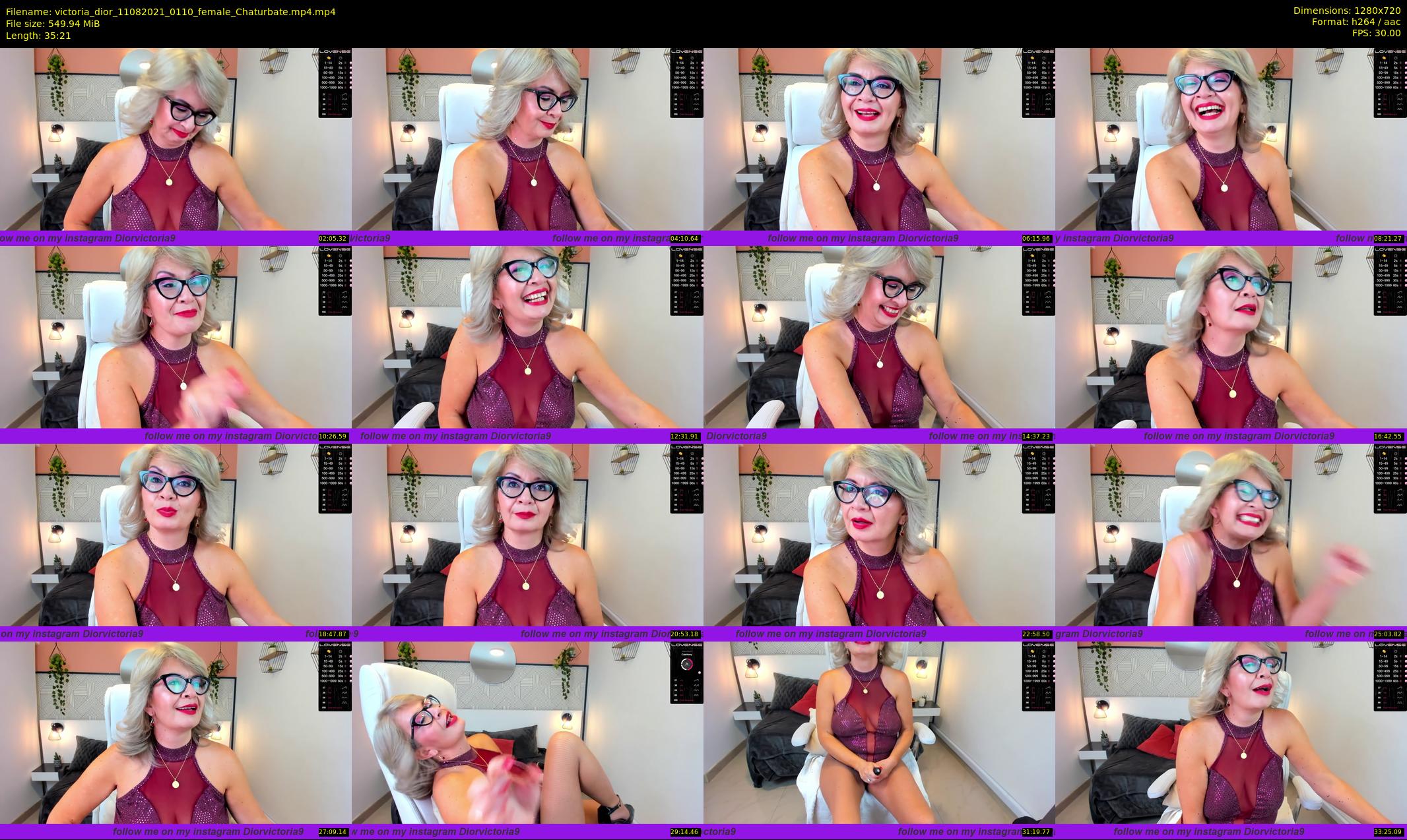 victoria_dior — 36 minute Chaturbate female cam show recording, 720p, Aug 11, 2021